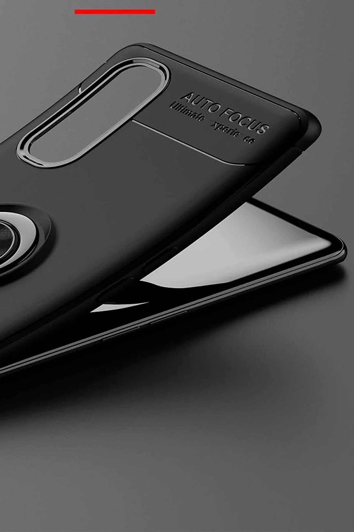 Oppo Fi̇nd X2 Kılıf Range Yüzüklü Si̇li̇kon - Mavi̇ - Dropx9996-6772