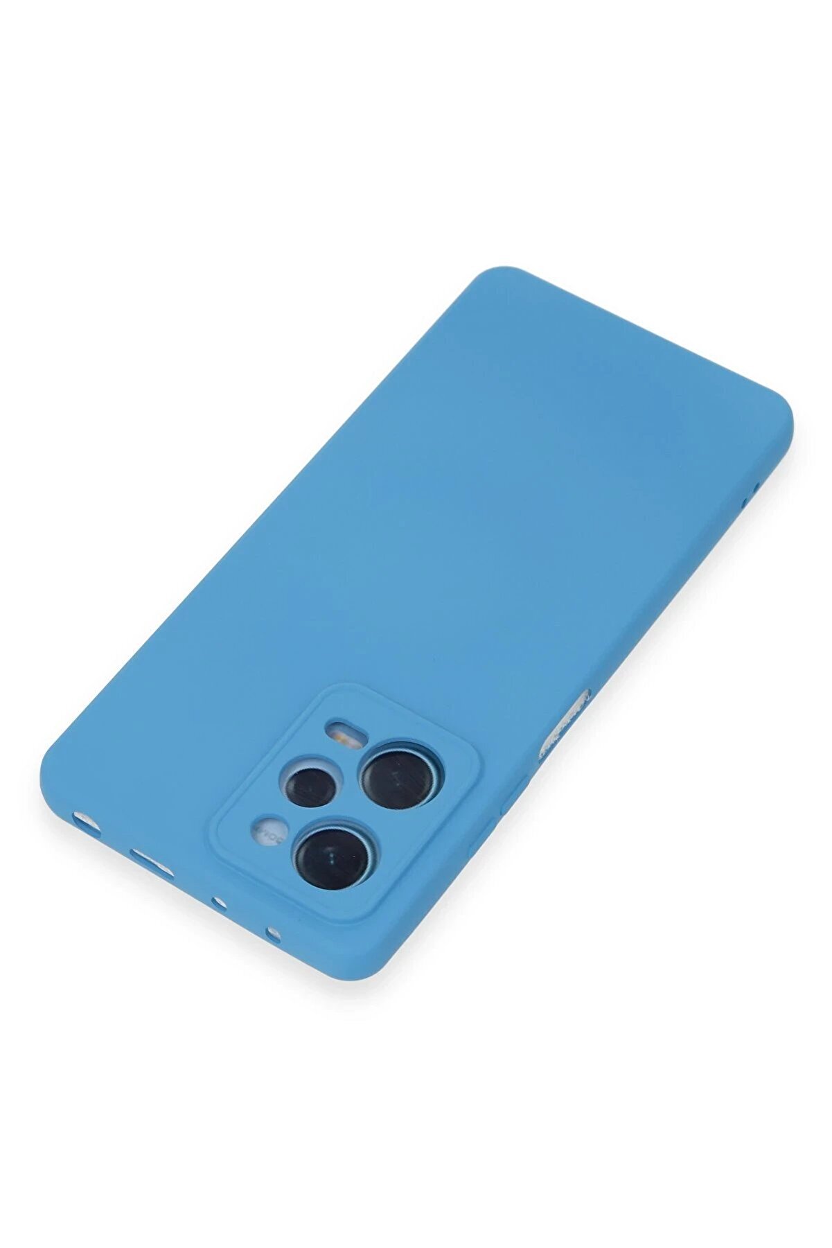 Xi̇aomi̇ Redmi̇ Note 12 Pro 5G Kılıf Nano İçi̇ Kadi̇fe Si̇li̇kon - Mavi̇ - Dropx2981-2071