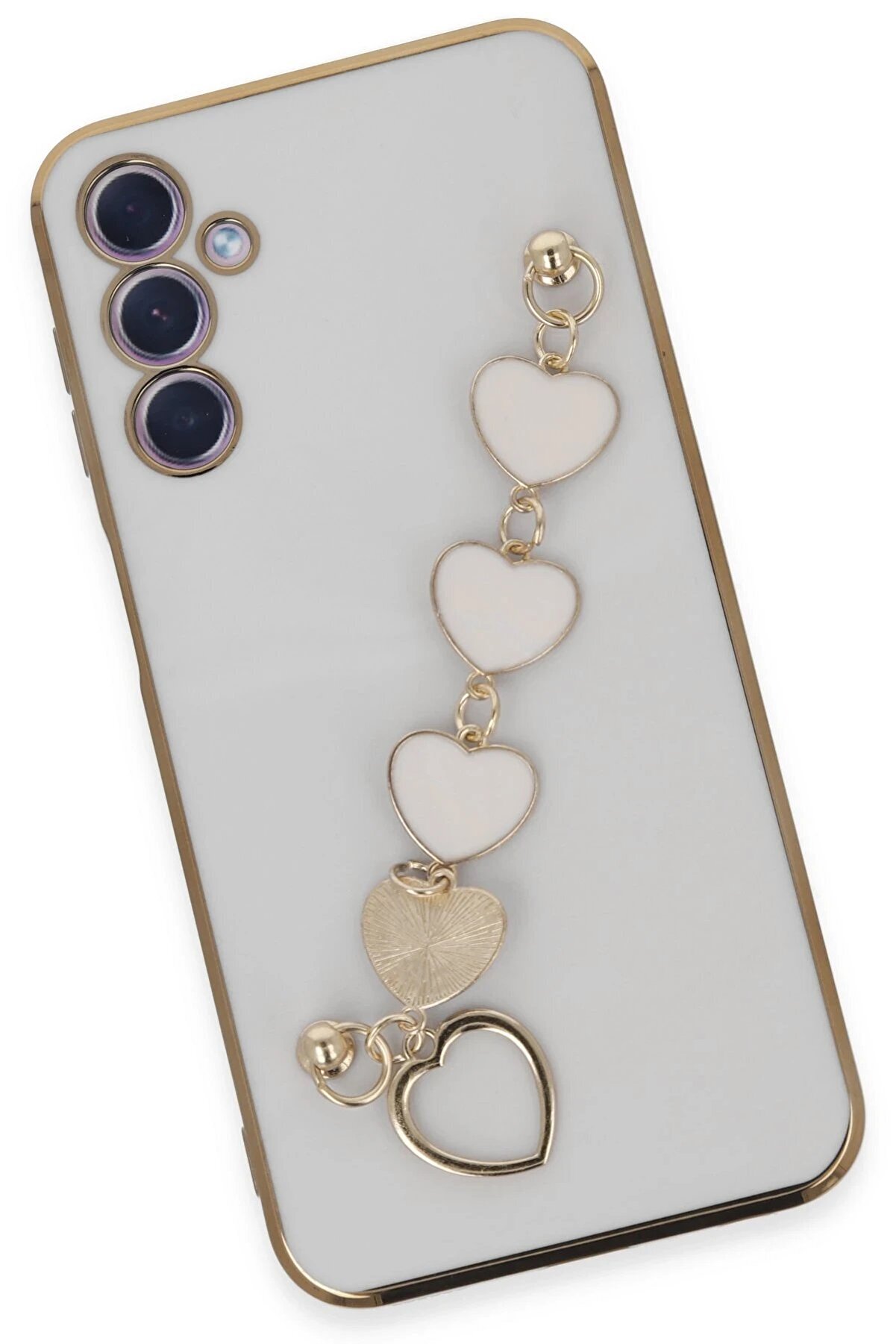 Samsung Galaxy A24 4G Kılıf Esi̇la Si̇li̇kon - Beyaz - Dropx7791-8691