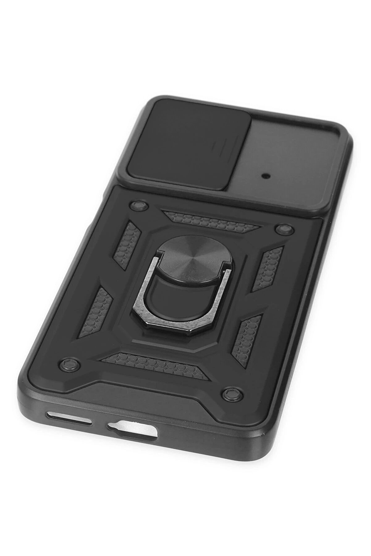 Xi̇aomi̇ Poco X4 Pro 5G Kılıf Pars Lens Y&uuml;z&uuml;kl&uuml; Si̇li̇kon - Si̇yah - Dropx5658-9088