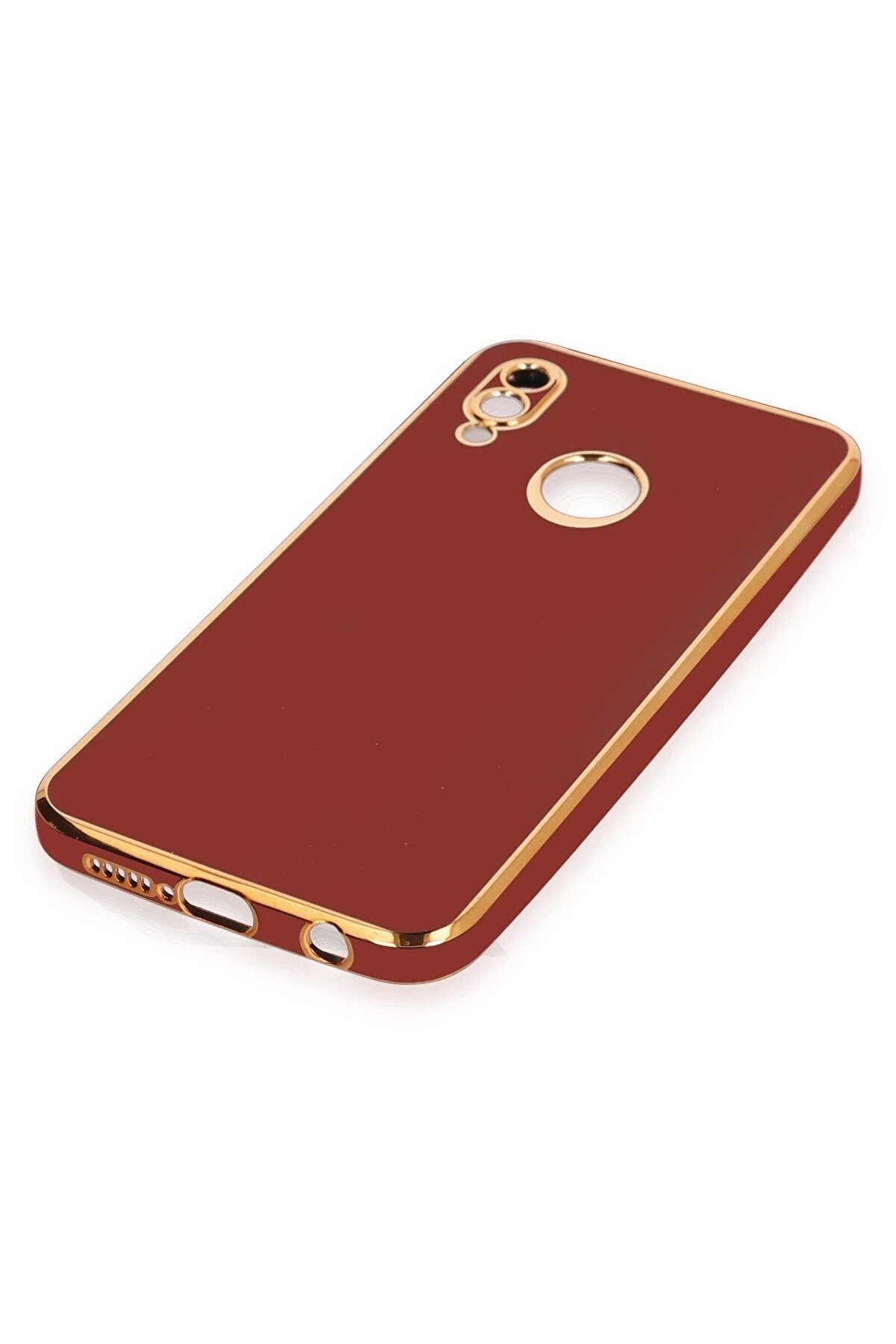 Huawei̇ P20 Li̇te Kılıf Volet Si̇li̇kon - Kırmızı - Dropx7353-5549