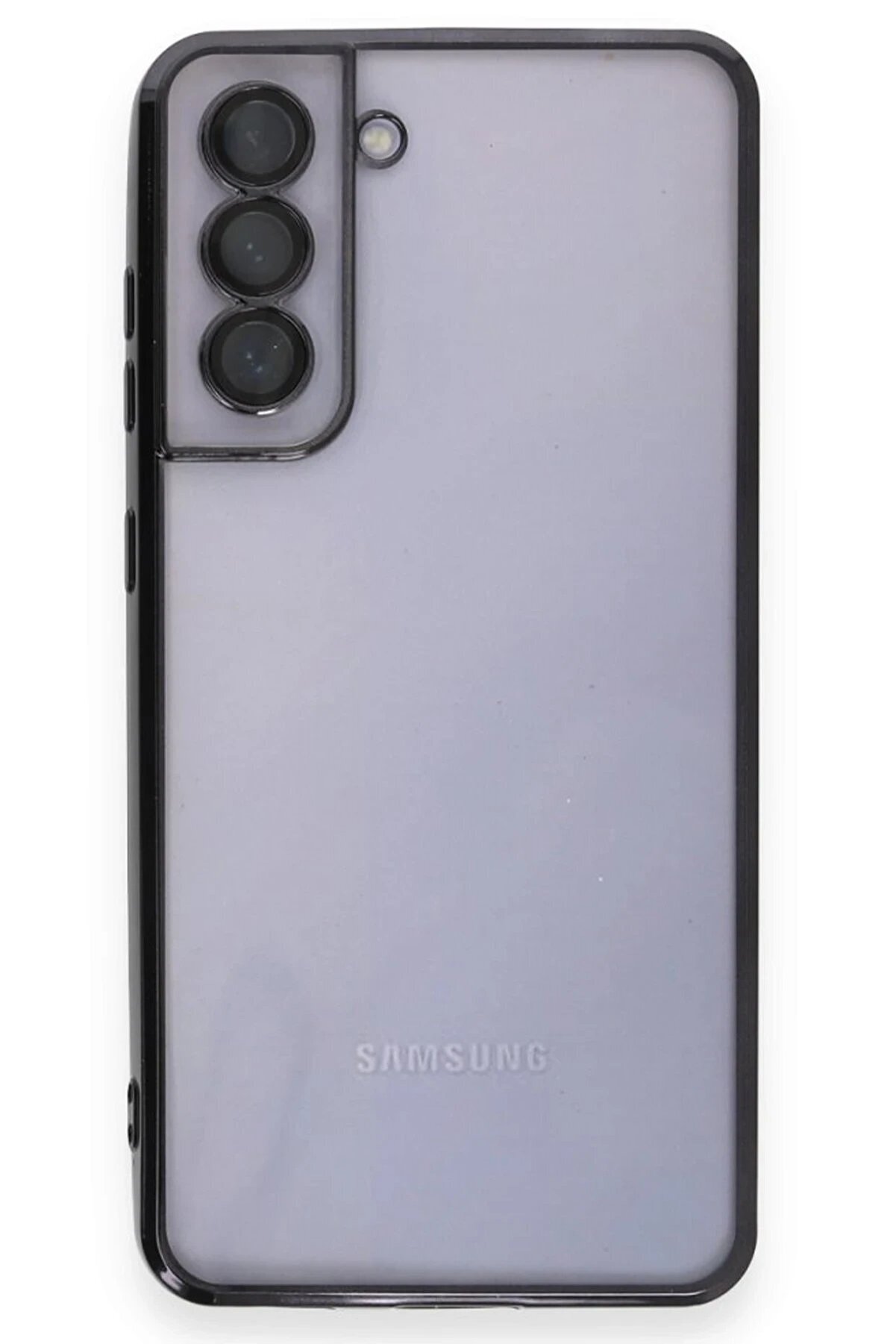 Samsung Galaxy S21 Fe Kılıf Lensli̇ Si̇li̇kon - Si̇yah - Dropx9914-4129