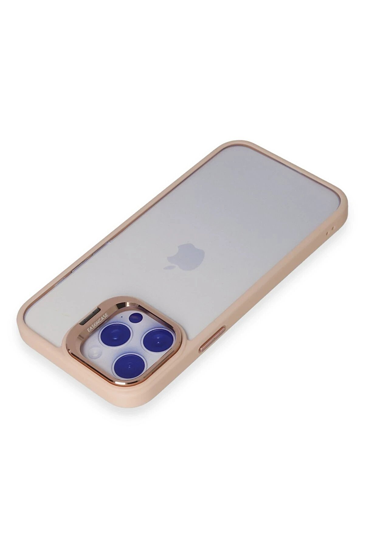 İphone 14 Pro Kılıf Roblox Lens Standlı Kapak - Pudra - Dropx1306-9696