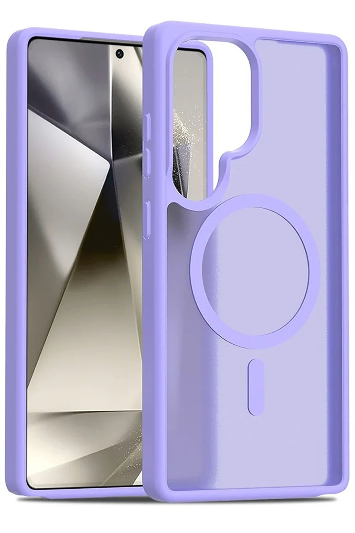 Samsung Galaxy S25 Ultra Jota Magsafe Kapak - Li̇la - Dropx4153-8657