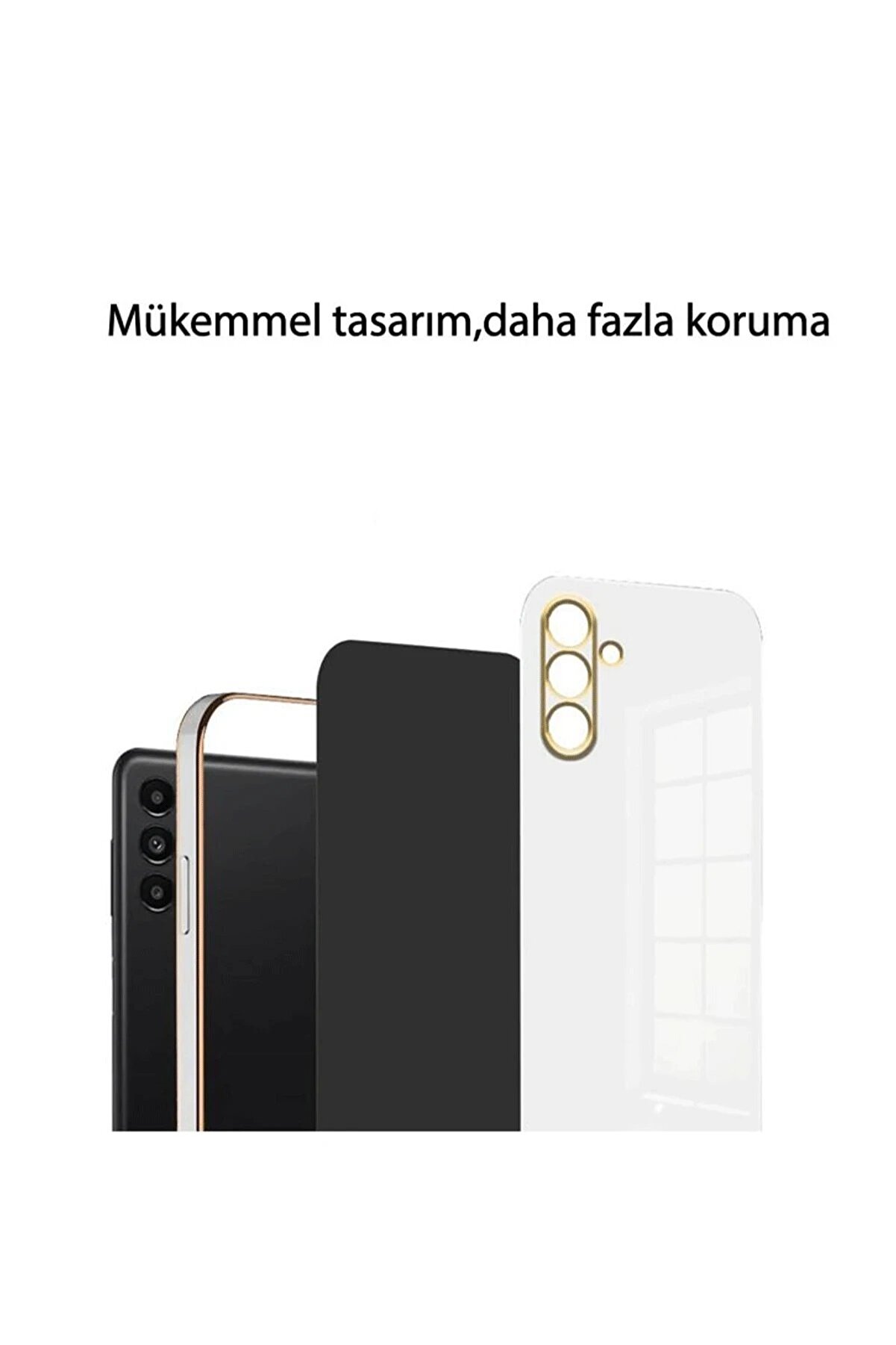 Samsung Galaxy A24 4G Kılıf Volet Si̇li̇kon - Mavi̇ - Dropx3806-3945