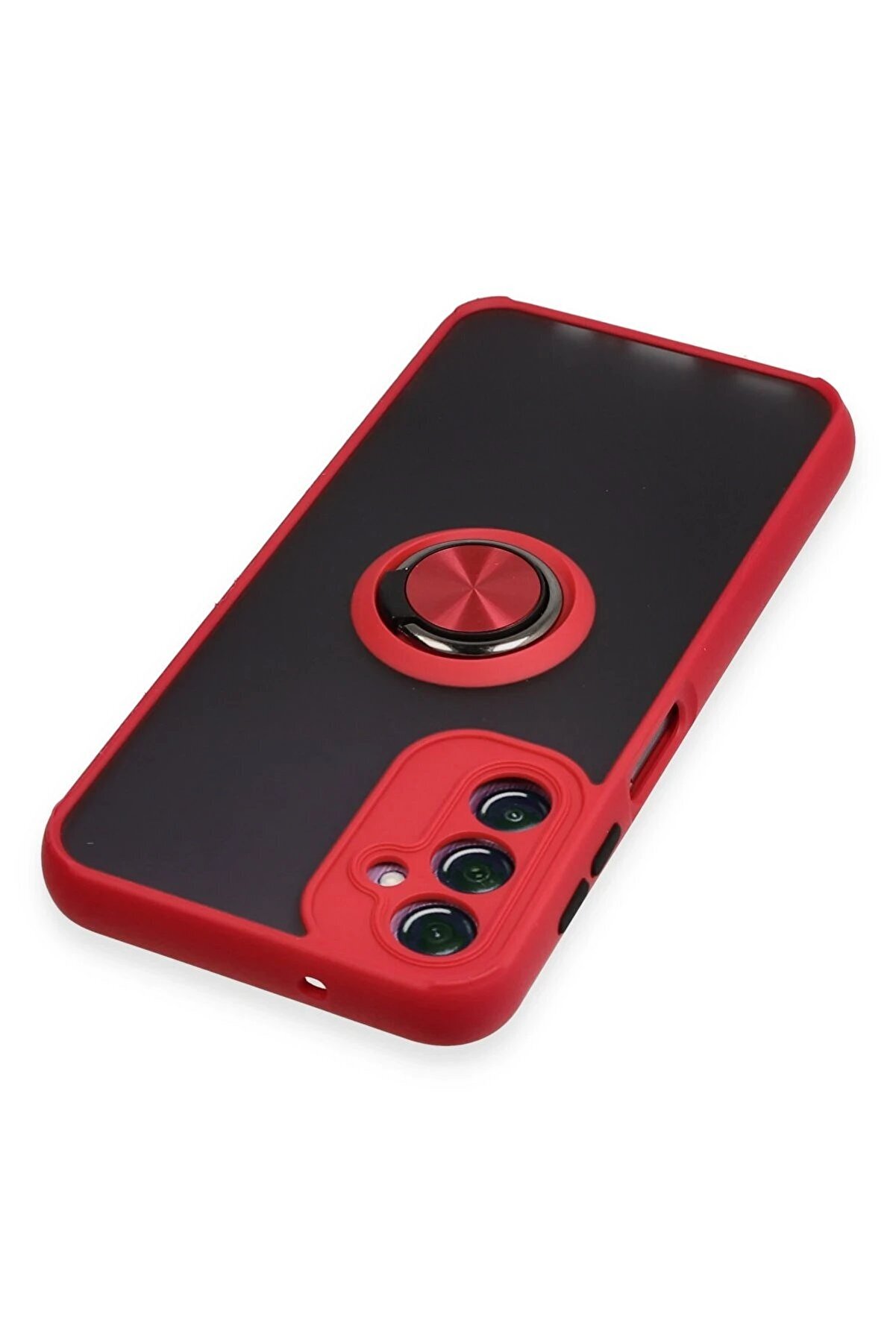 Samsung Galaxy A14 4G Kılıf Montreal Y&uuml;z&uuml;kl&uuml; Si̇li̇kon Kapak - Kırmızı - Dropx2882-1943