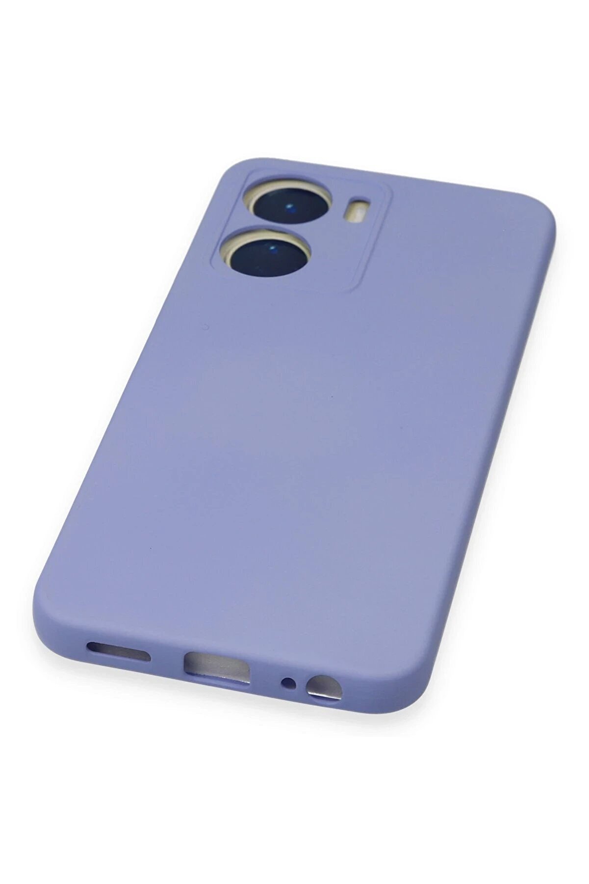 Vi̇vo Y16 Kılıf Nano İçi̇ Kadi̇fe Si̇li̇kon - Li̇la - Dropx6725-9241