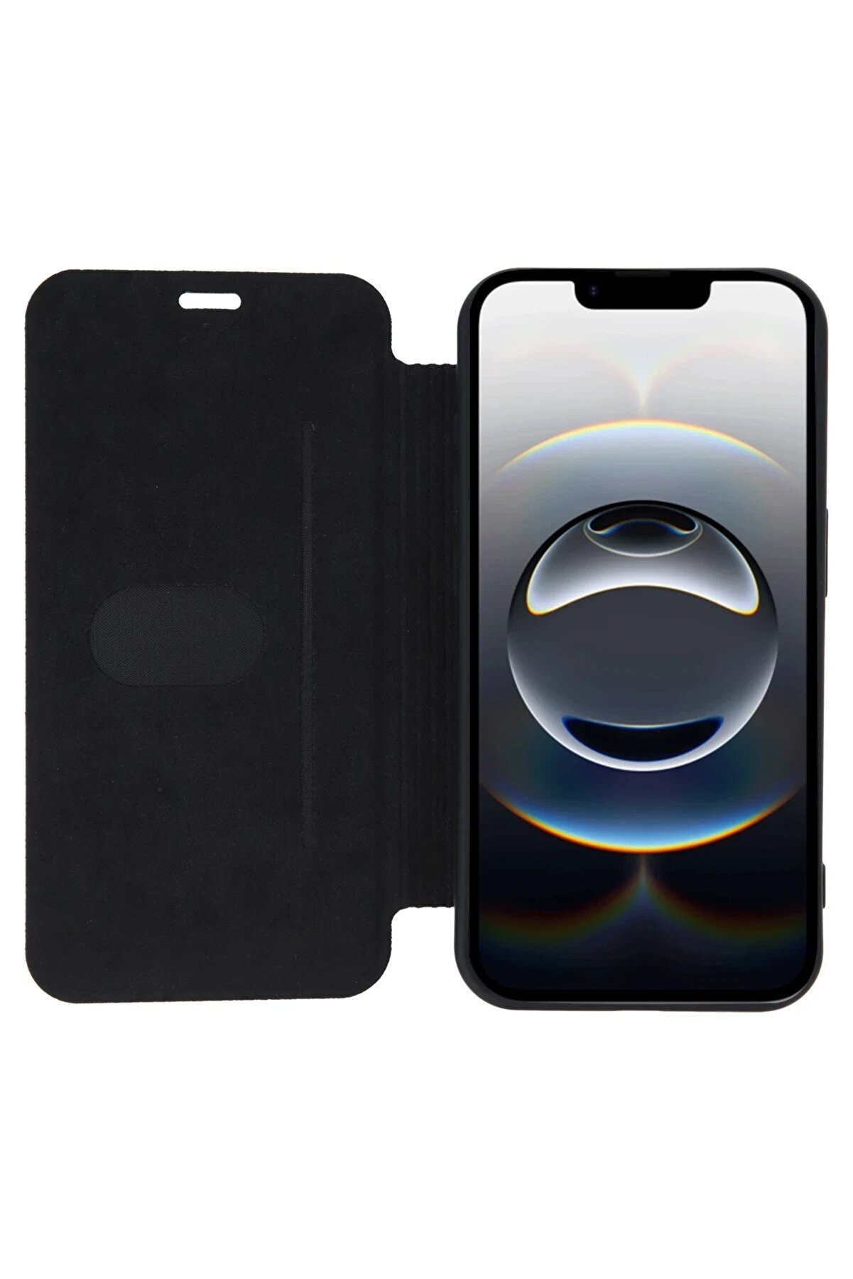 İphone 16E Kılıf Fli̇p Cover - Kırmızı - Dropx1760-1388