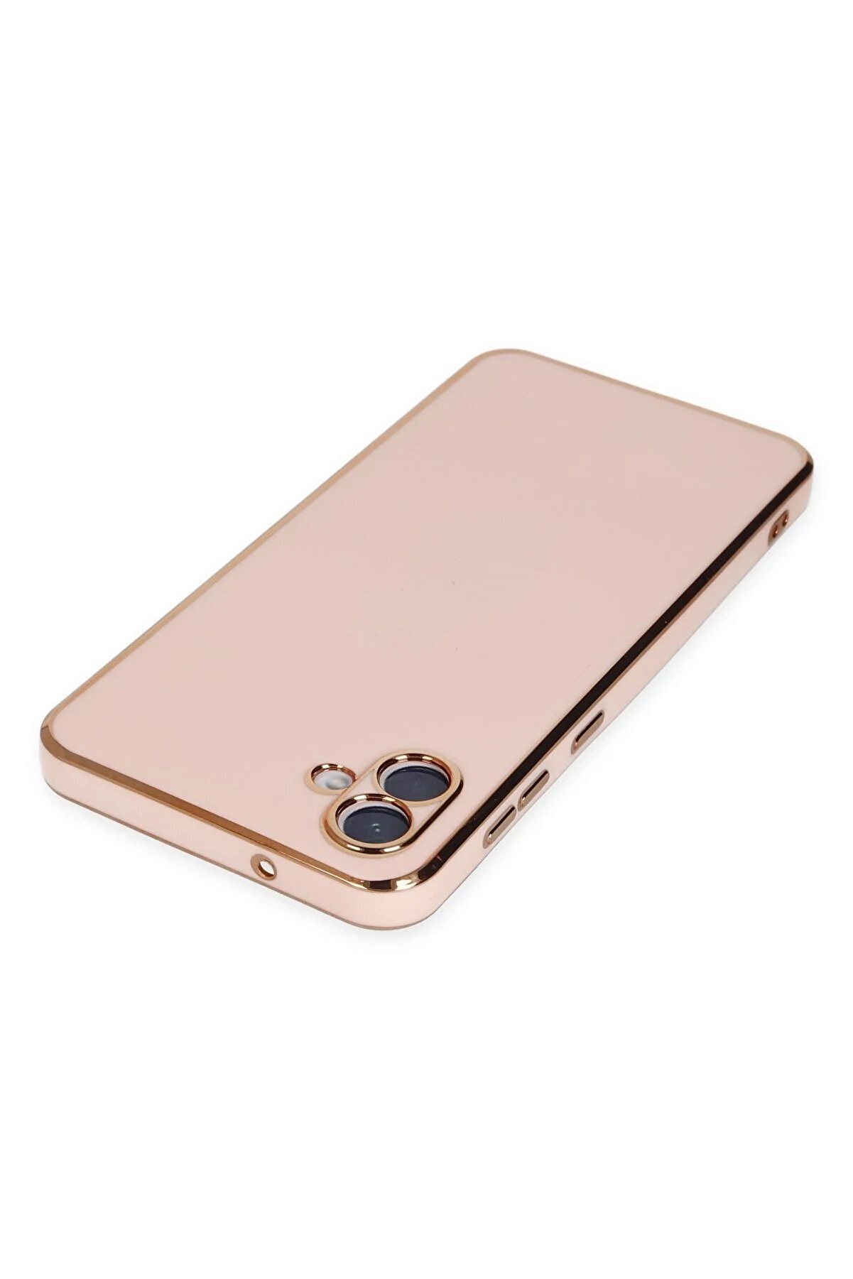 Samsung Galaxy A04 Kılıf Volet Si̇li̇kon - Pembe - Dropx7187-4370