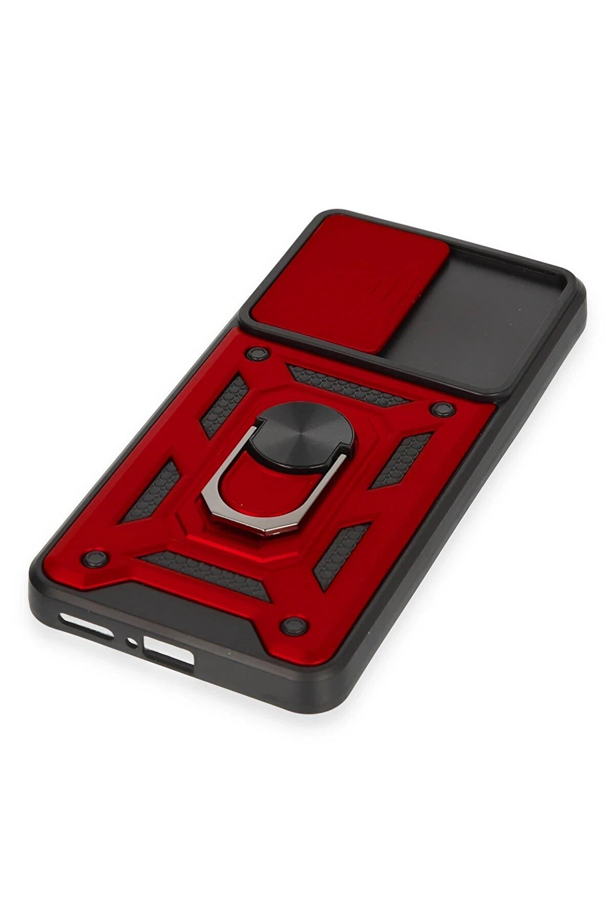 Xi̇aomi̇ Mi̇ 12T Pro Kılıf Pars Lens Y&uuml;z&uuml;kl&uuml; Si̇li̇kon - Kırmızı - Dropx8526-4125