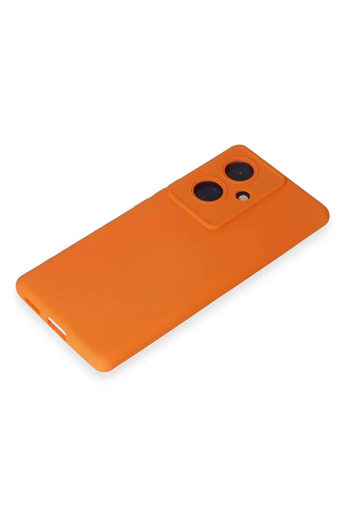Vi̇vo V29 Li̇te Kılıf Nano İçi̇ Kadi̇fe Si̇li̇kon - Turuncu - Dropx3939-5324