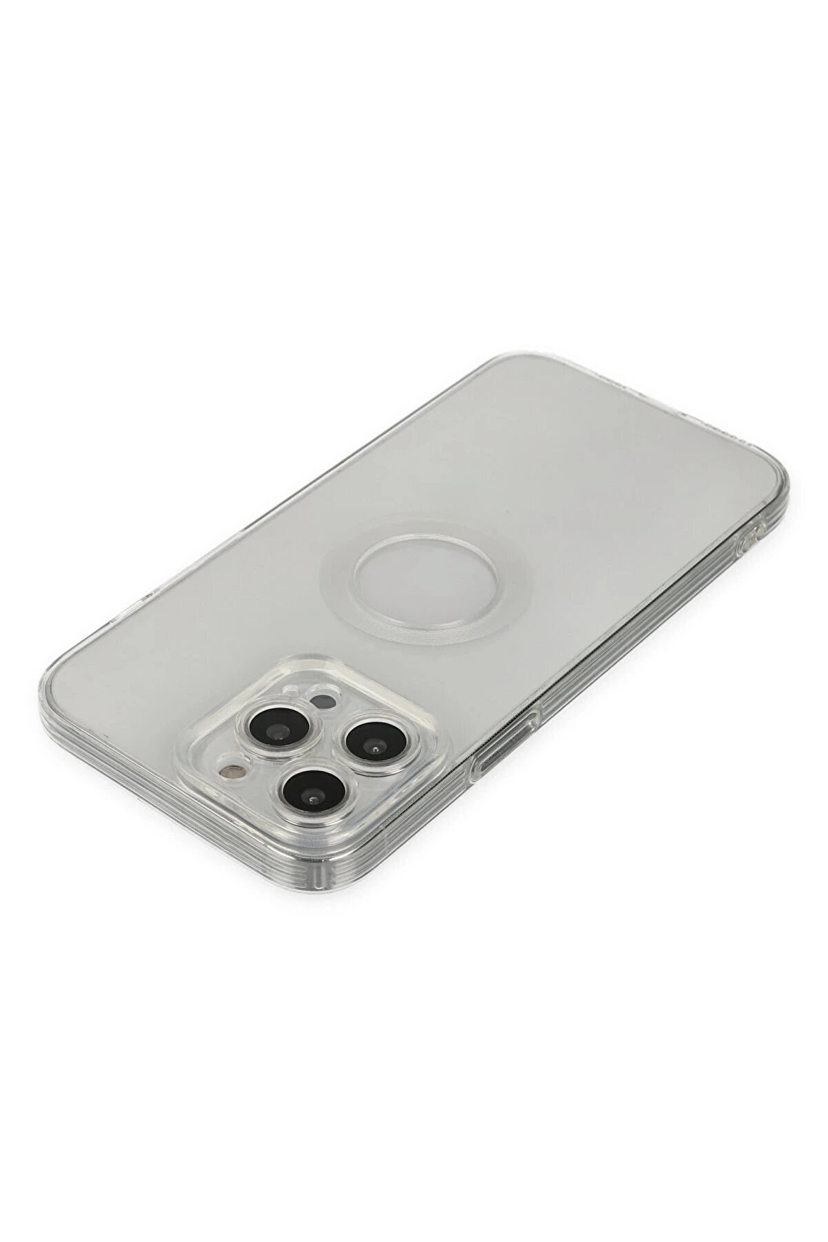 İphone 14 Pro Max Kılıf Santa Lens Si̇li̇kon - Şeffaf - Dropx8153-6270