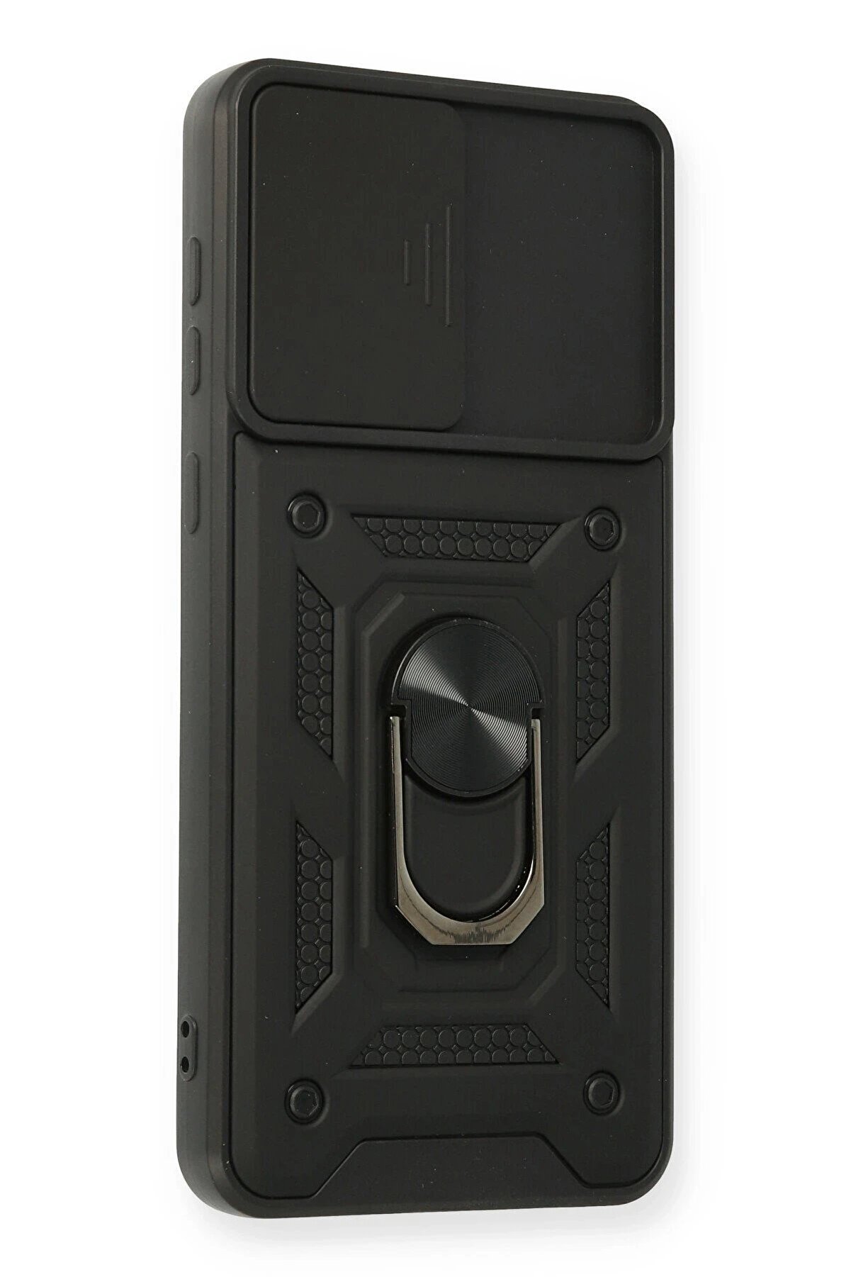 Samsung Galaxy A02 Kılıf Pars Lens Y&uuml;z&uuml;kl&uuml; Si̇li̇kon - Si̇yah - Dropx2170-8706