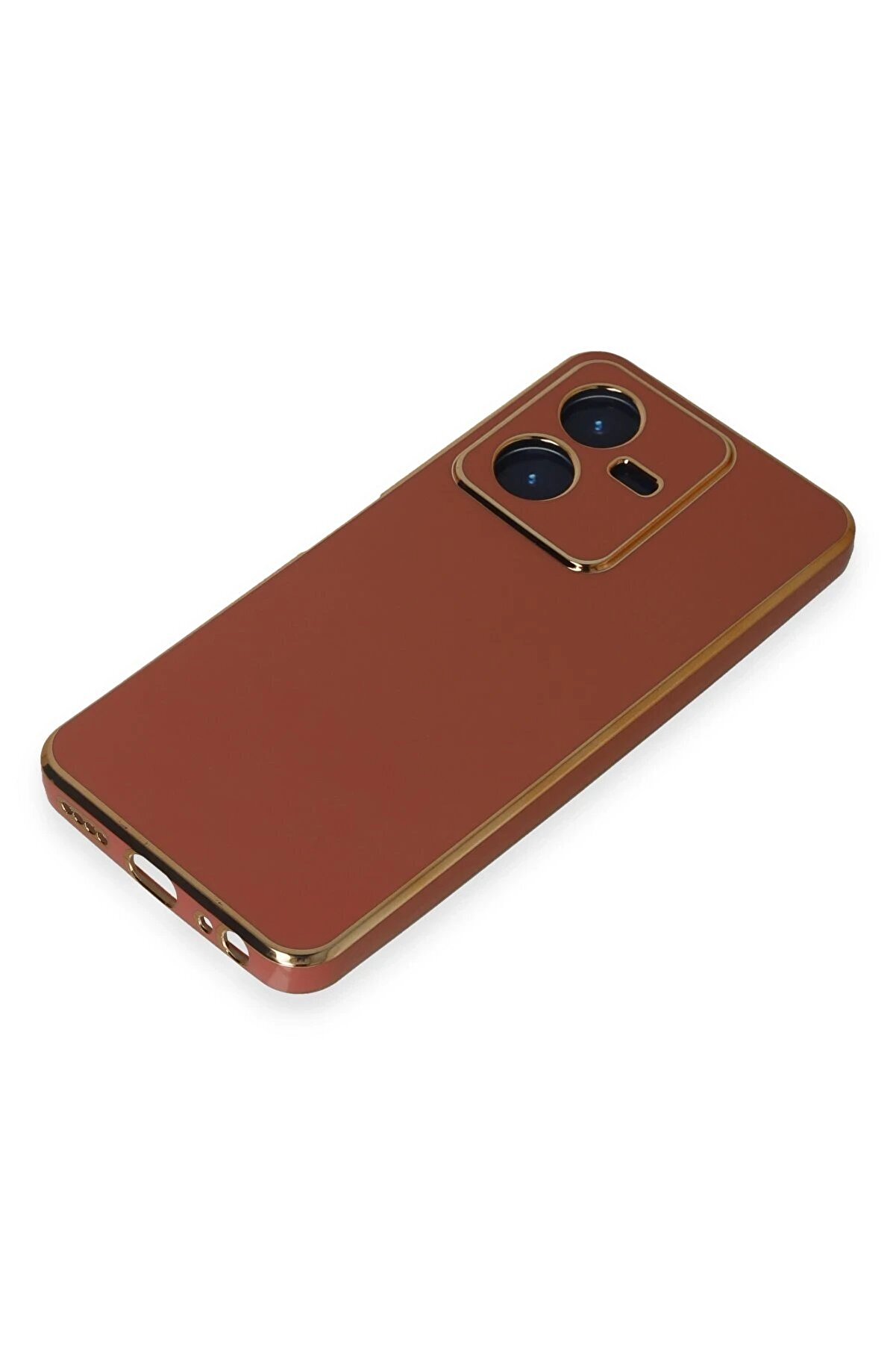 Vi̇vo Y22 2022 Kılıf Volet Si̇li̇kon - Kırmızı - Dropx7786-2403