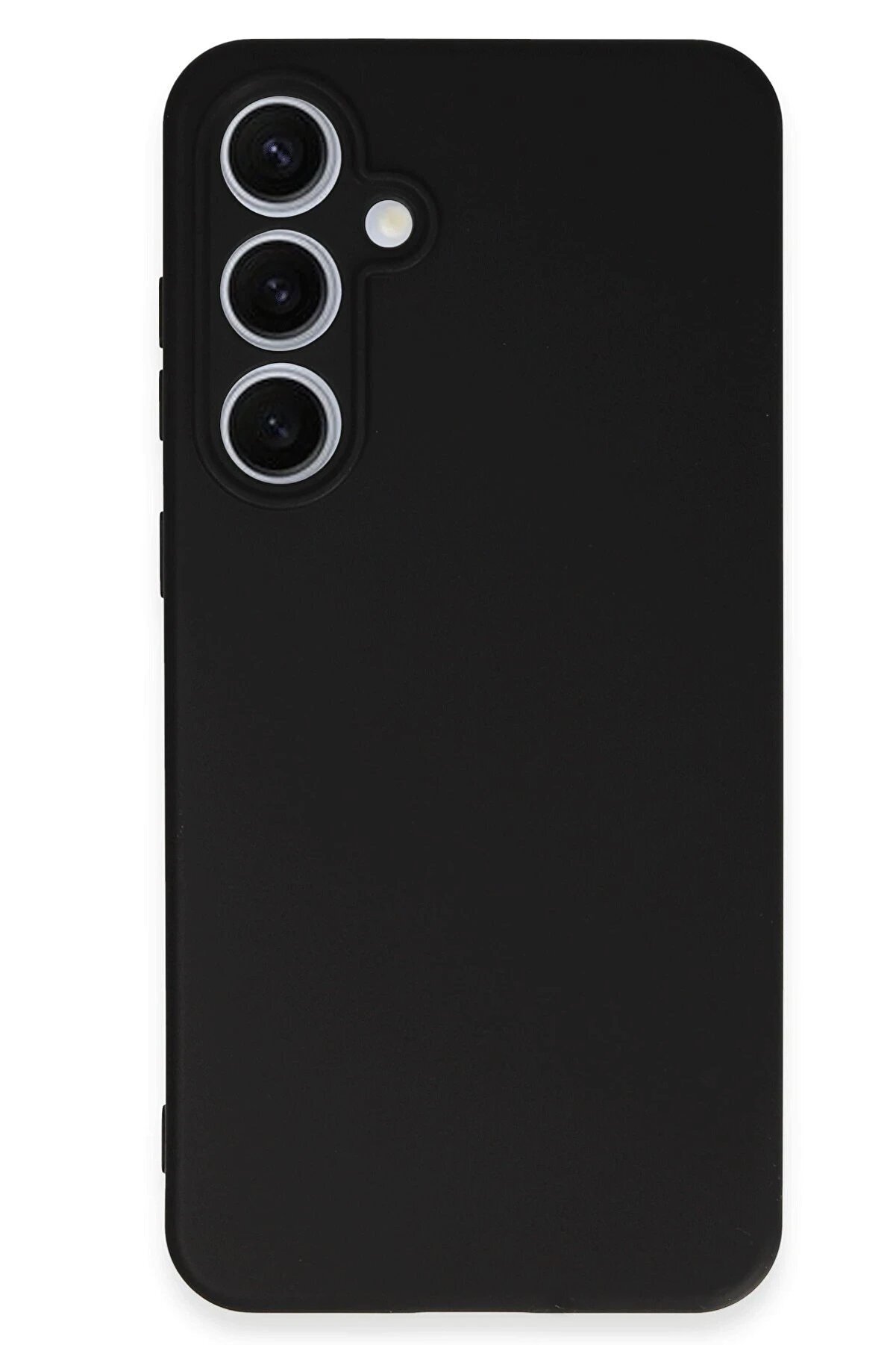 Samsung Galaxy S24 Fe Kılıf Nano İ&ccedil;i̇ Kadi̇fe Si̇li̇kon - Si̇yah - Dropx5959-7817