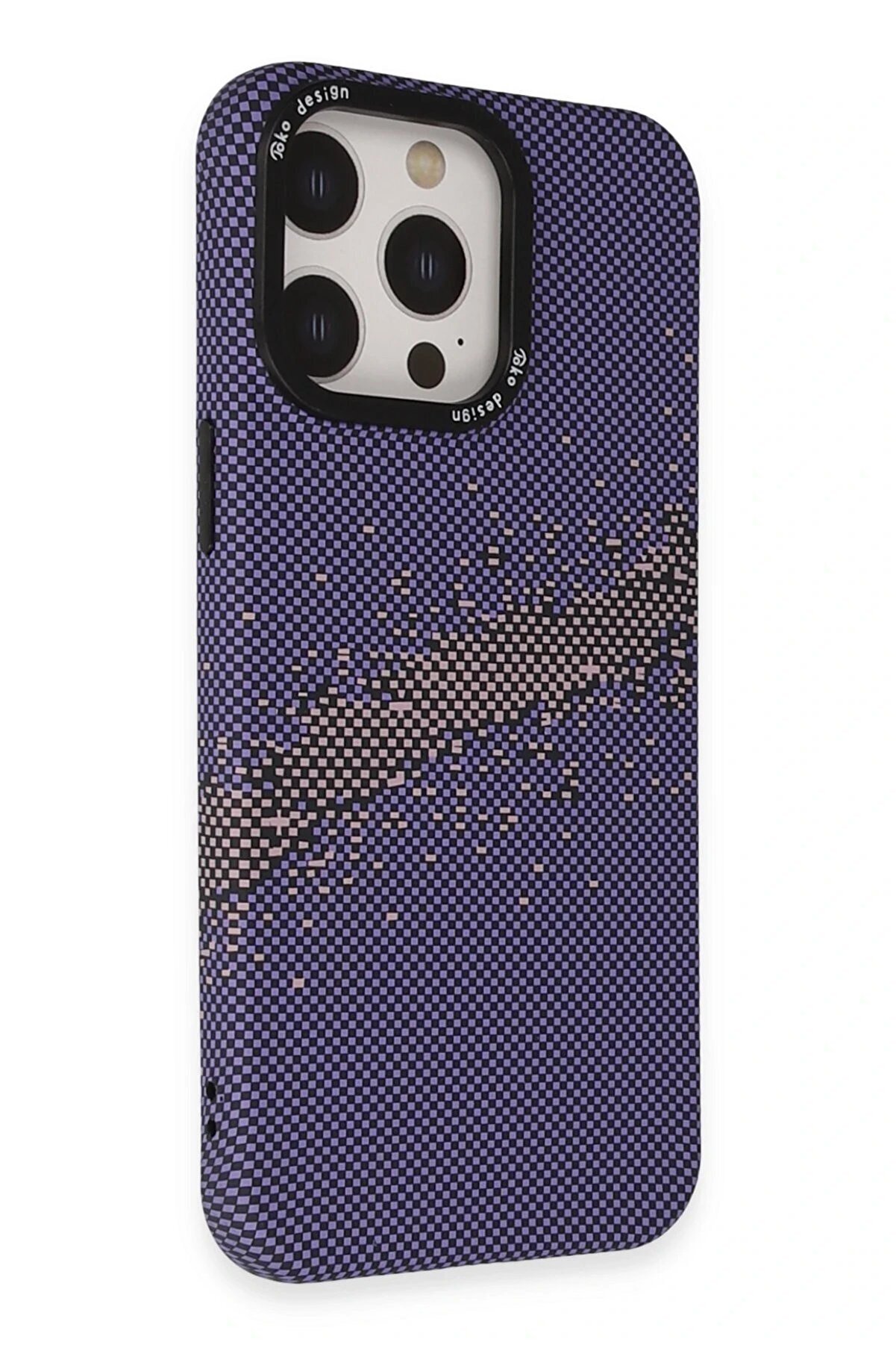 İphone 15 Pro Basel Kapak - Deri̇n Mor - Dropx2449-7250