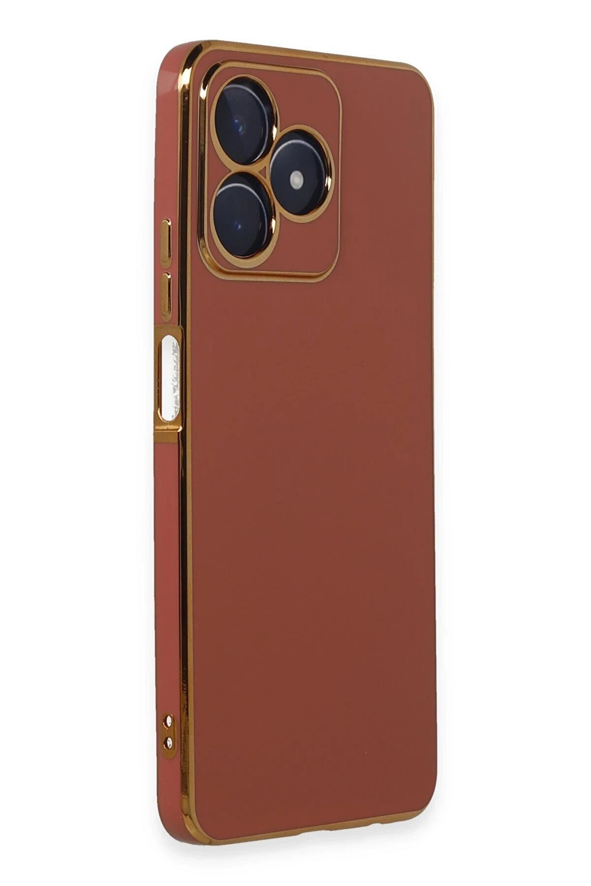 Realme C53 Kılıf Volet Si̇li̇kon - Kırmızı - Dropx6402-1770