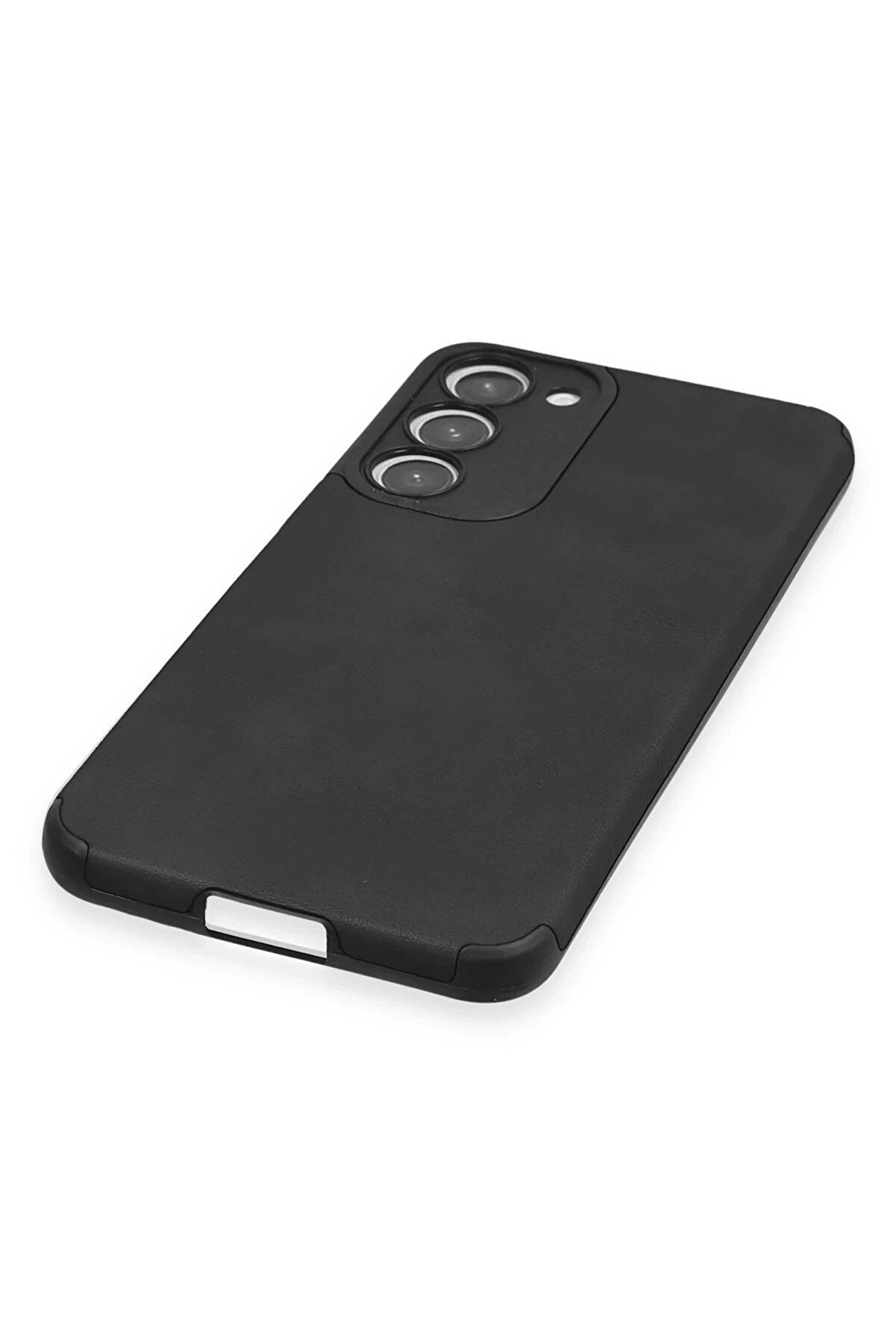 Samsung Galaxy S23 Plus Kılıf Loop Deri̇ Si̇li̇kon - Si̇yah - Dropx7107-2264