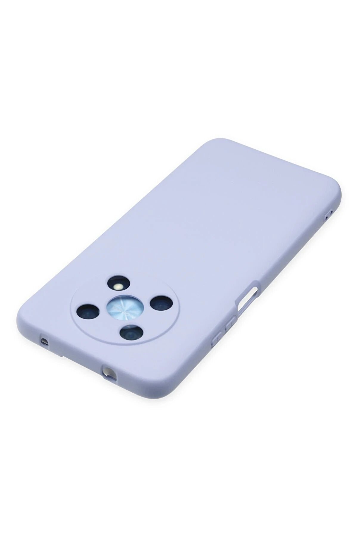 Huawei̇ Nova Y90 Kılıf Nano İ&ccedil;i̇ Kadi̇fe Si̇li̇kon - Li̇la - Dropx5825-4781