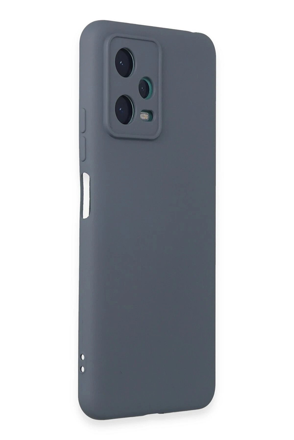 Xi̇aomi̇ Redmi̇ Note 12 5G Kılıf Nano İ&ccedil;i̇ Kadi̇fe Si̇li̇kon - Gri̇ - Dropx2621-4625