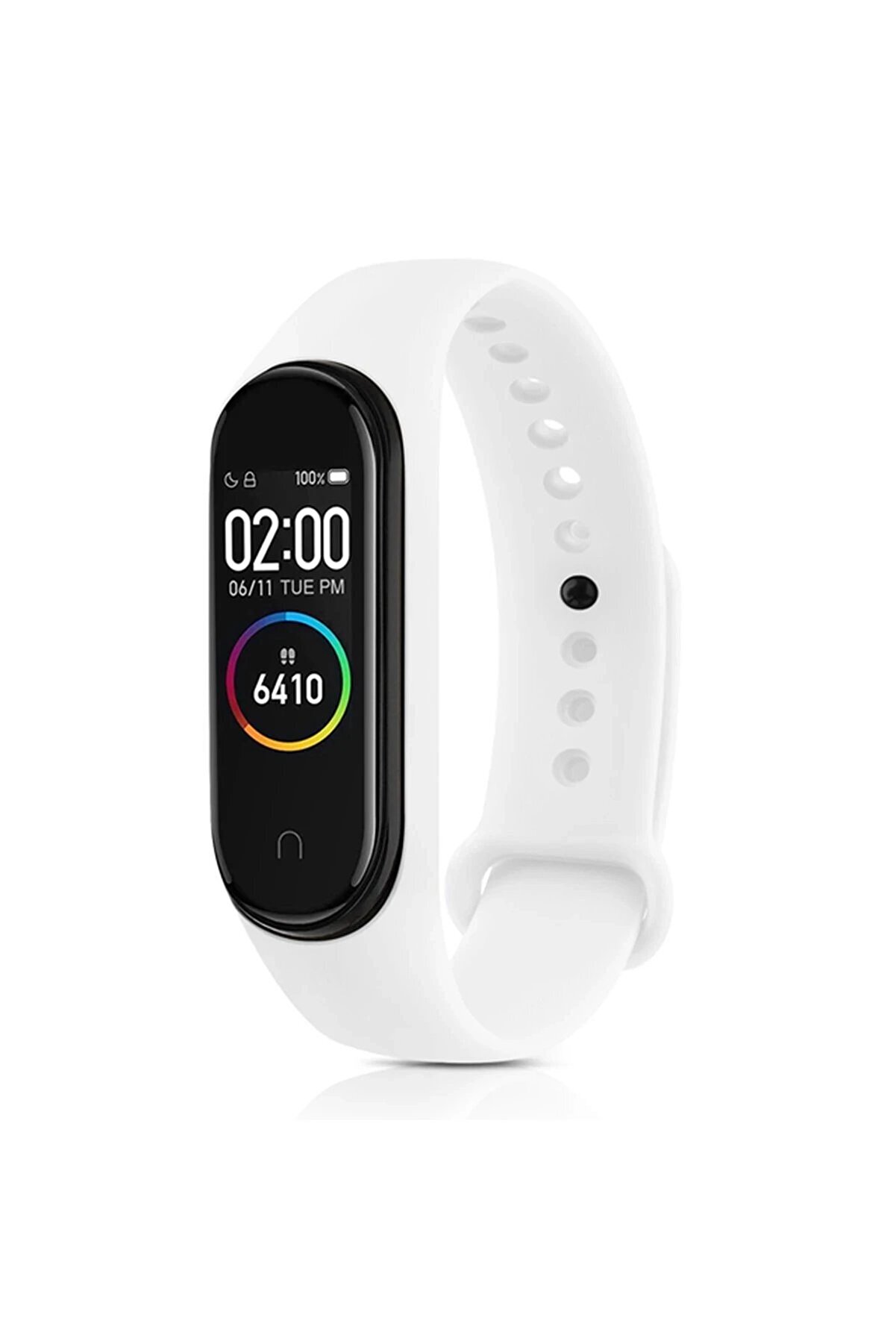 CepteToptan Xiaomi Mi Band 6 Klasik Kordon - Beyaz - DROPX5768-2887