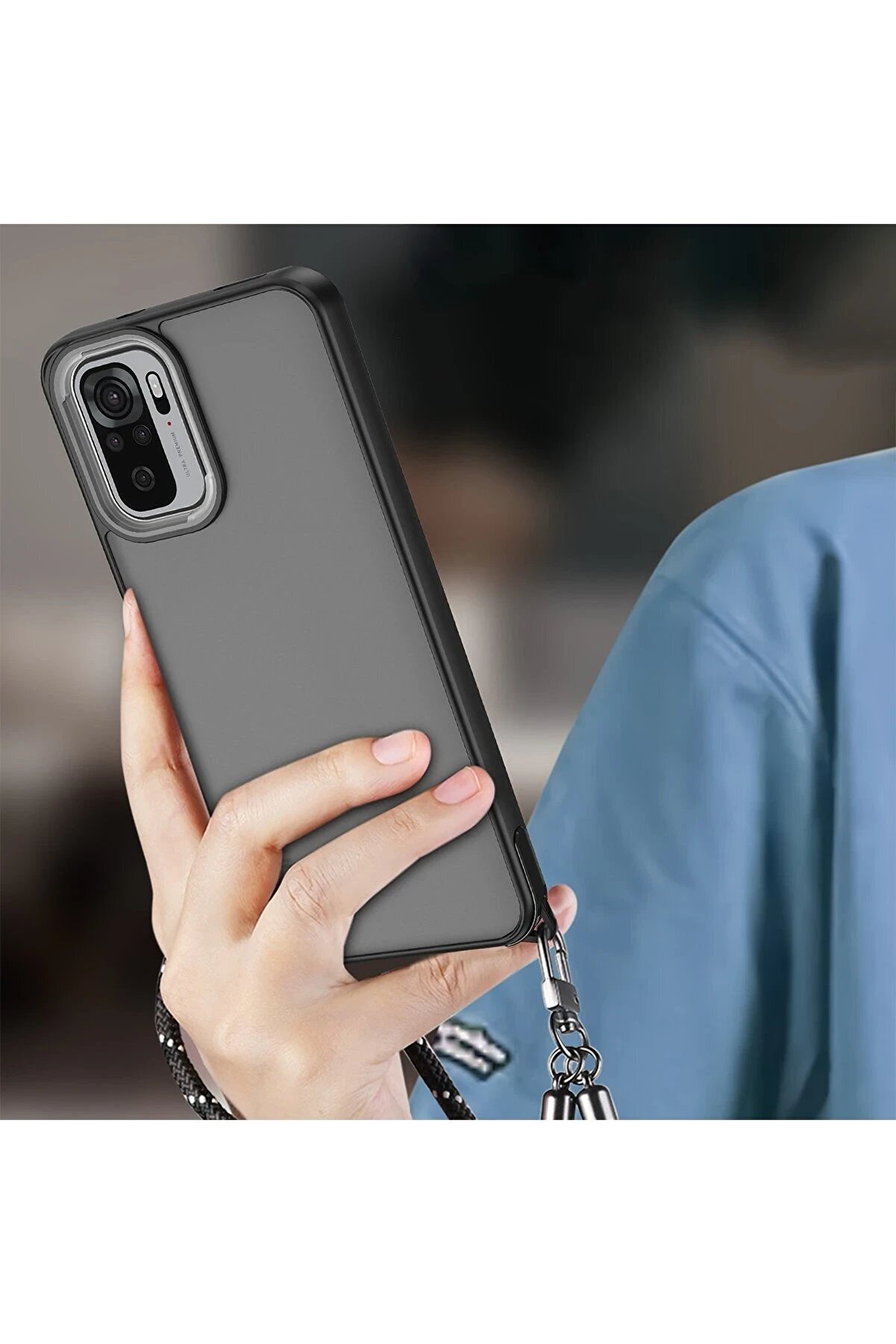 Xi̇aomi̇ Redmi̇ Note 10 Pro Kılıf Elegant Kapak - Laci̇vert - Dropx8719-4290