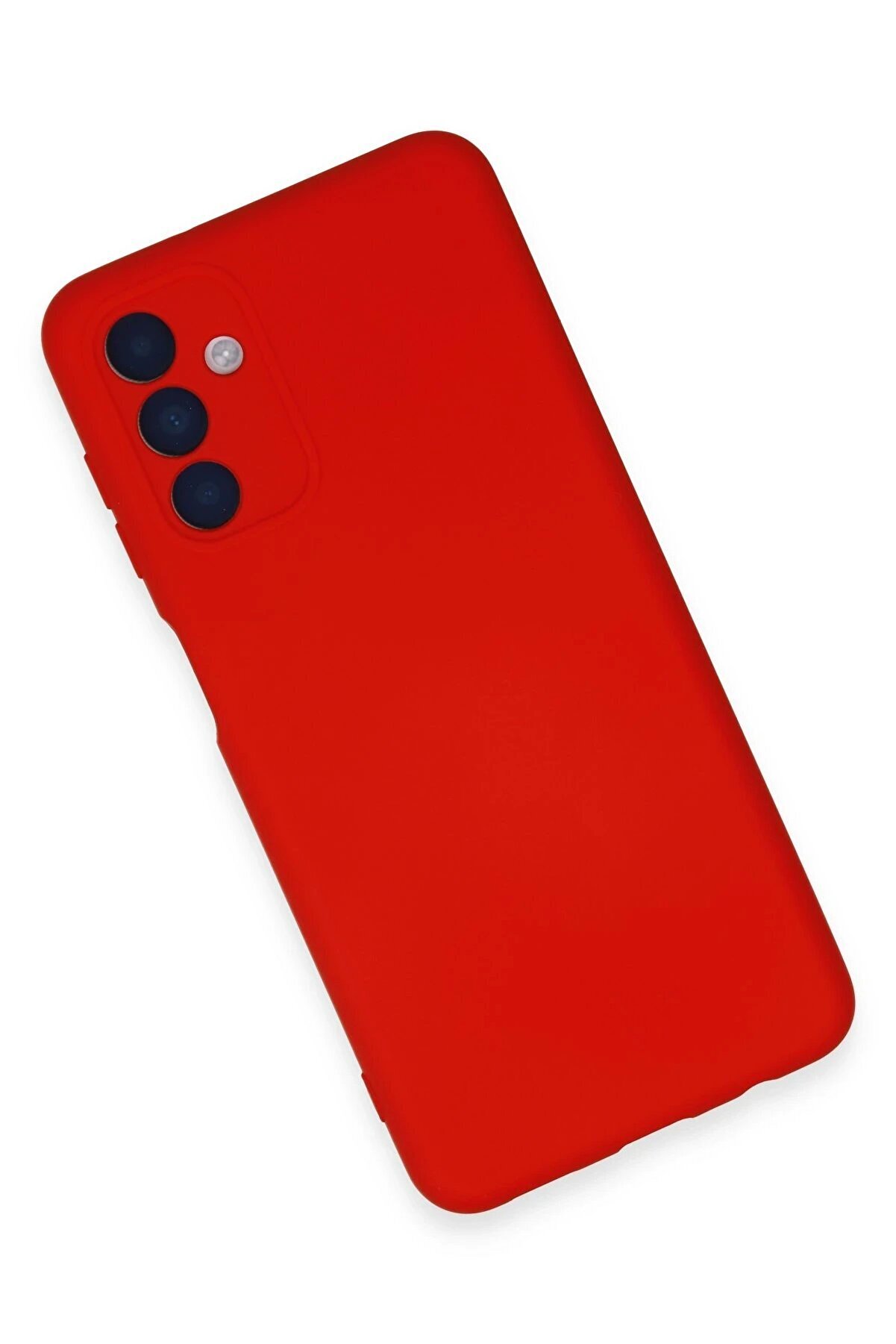 Samsung Galaxy A24 4G Kılıf Nano İ&ccedil;i̇ Kadi̇fe Si̇li̇kon - Kırmızı - Dropx8495-7143