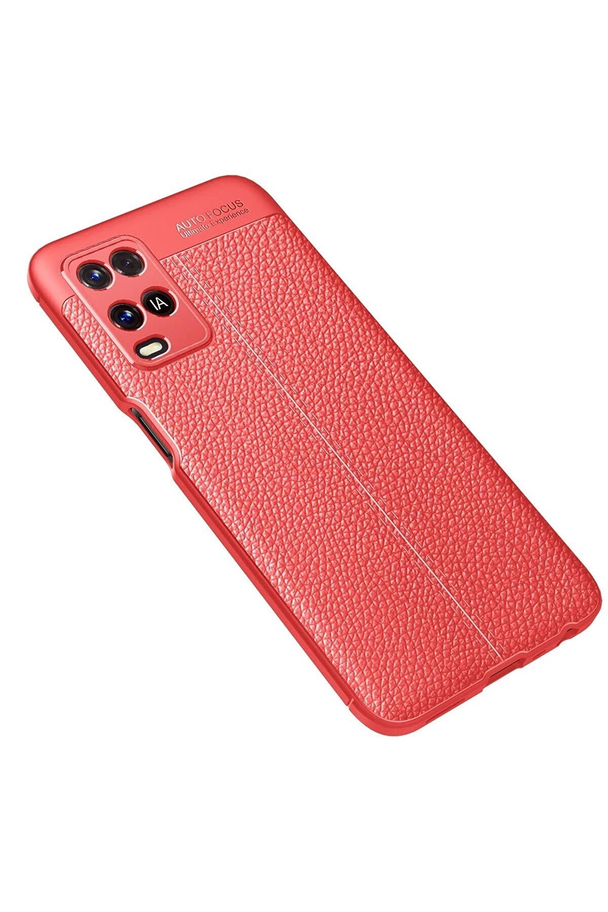 Oppo A54 4G Kılıf Auto Focus Kapak - Kırmızı - Dropx3116-1949