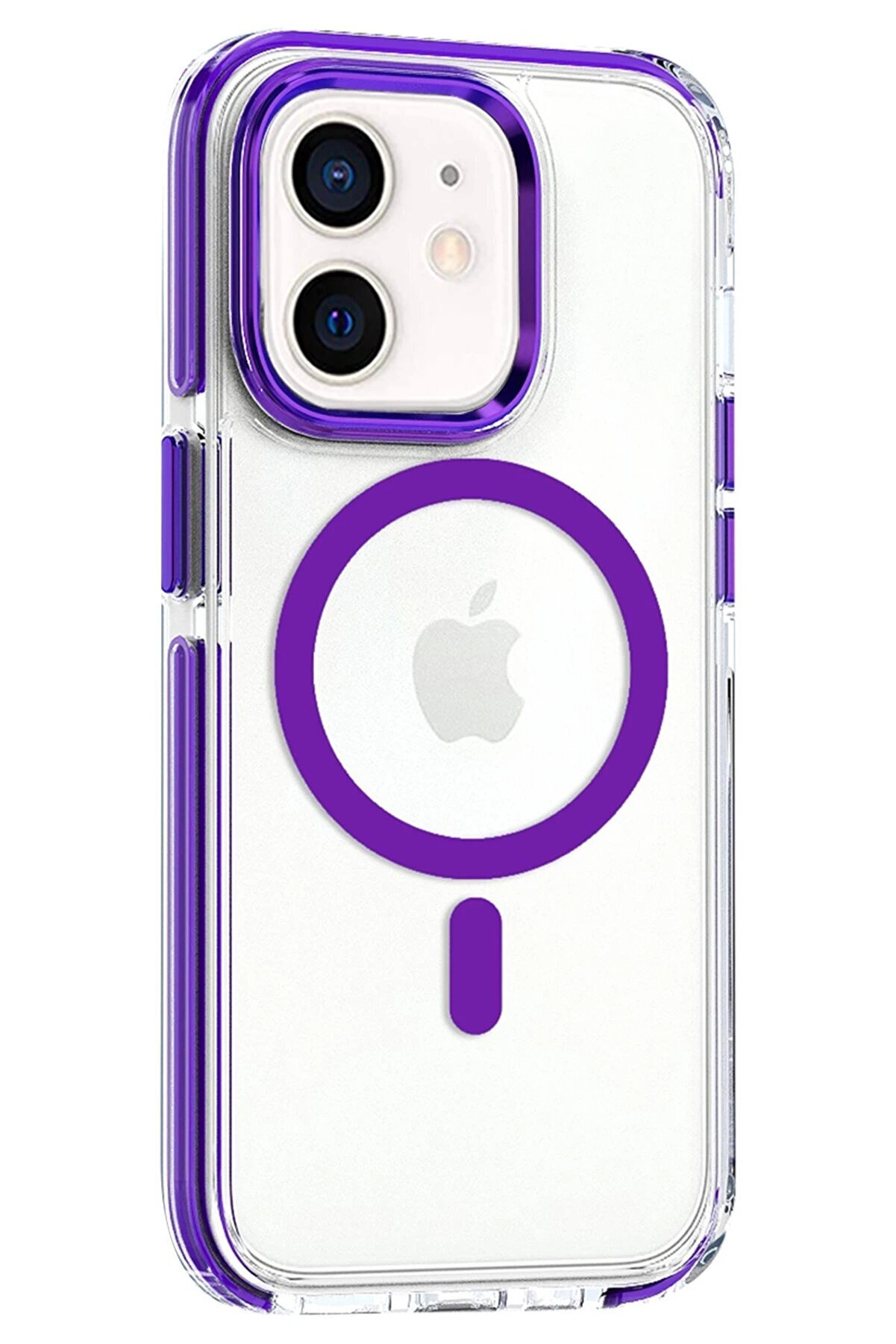 İphone 11 Bella Magsafe Kapak - Deri̇n Mor - Dropx9998-3397