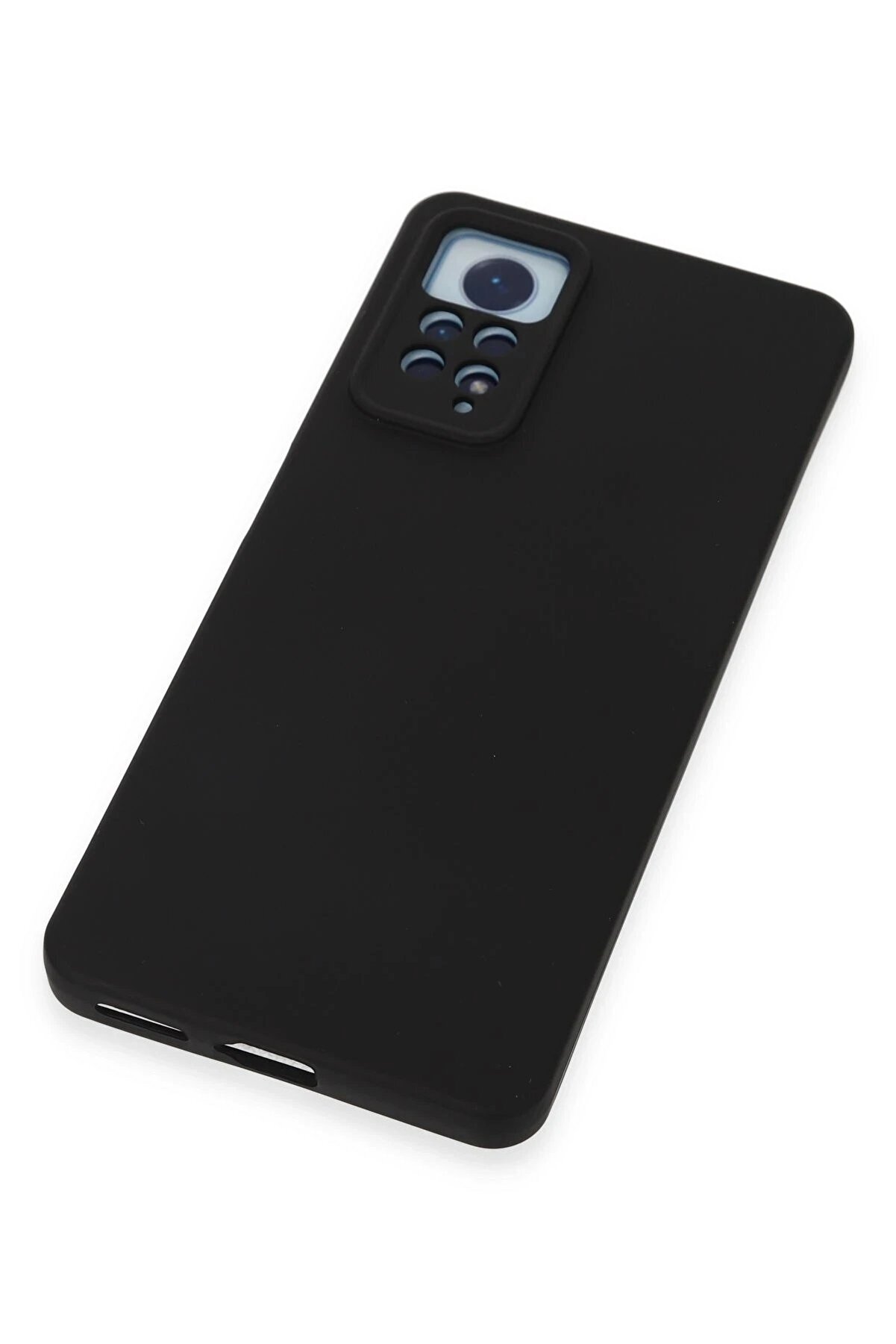 Xi̇aomi̇ Redmi̇ Note 12 Pro 4G Kılıf Nano İçi̇ Kadi̇fe Si̇li̇kon - Si̇yah - Dropx3757-3636