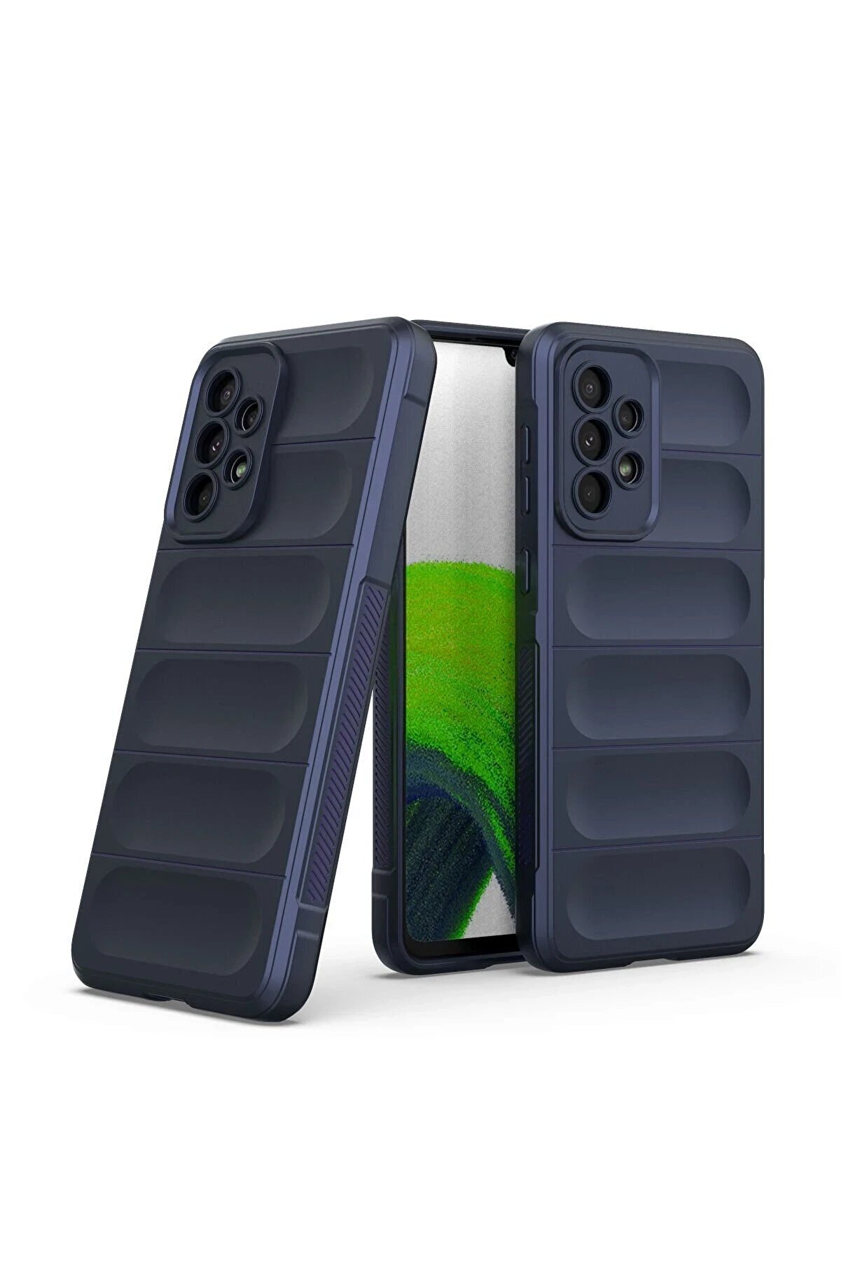 Samsung Galaxy A33 5G Kılıf Opti̇mum Si̇li̇kon - Laci̇vert - Dropx6505-7645