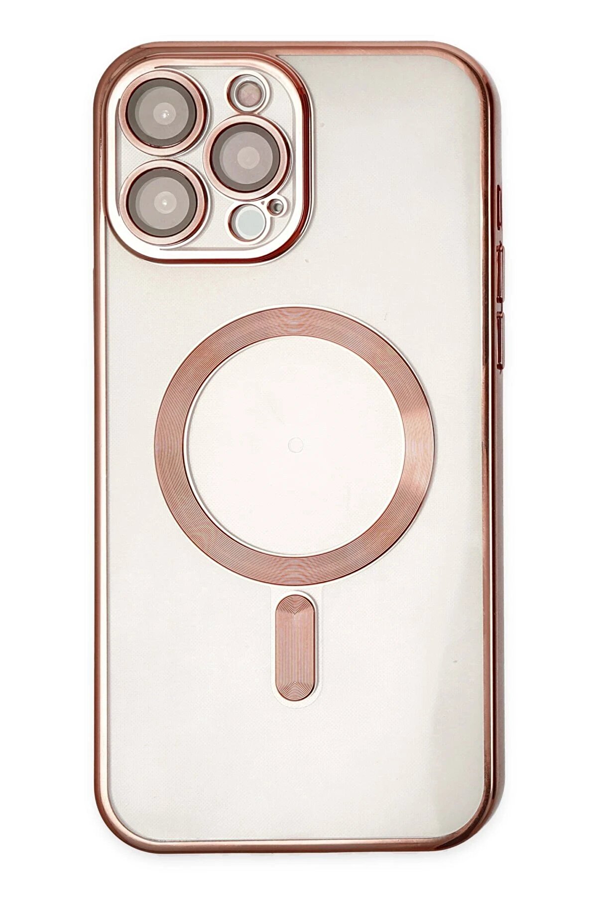 CepteToptan iPhone 13 Pro Kılıf Kross Magneticsafe Kapak - Rose - DROPX7942-1519