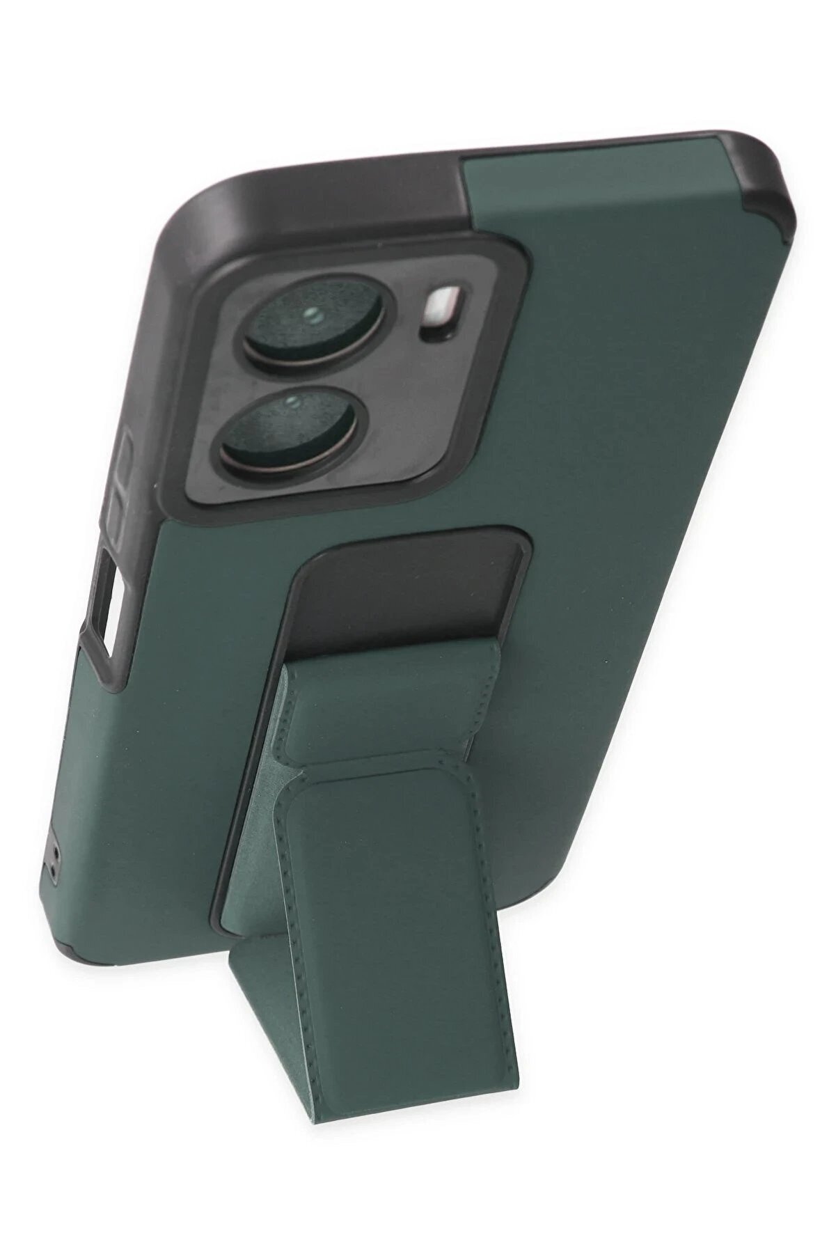 Vi̇vo Y16 Kılıf Mega Standlı Si̇li̇kon - Yeşi̇l - Dropx2939-1619