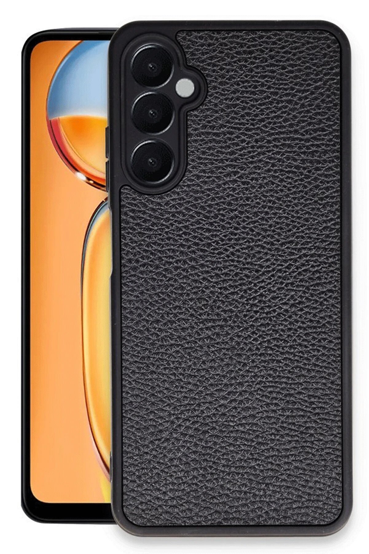 Samsung Galaxy A26 Kılıf Aras Deri̇ Kapak - Si̇yah - Dropx9083-3232