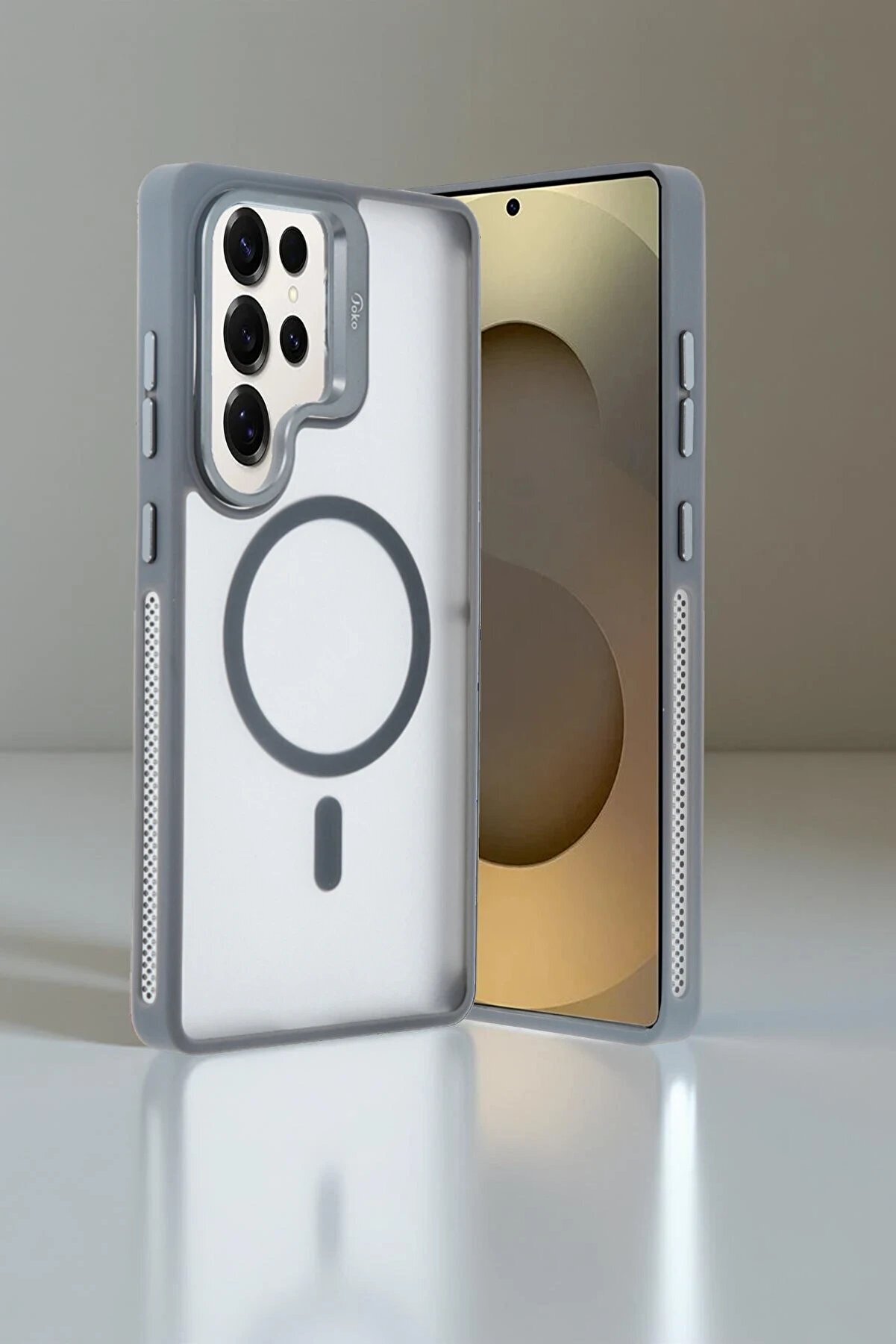 Samsung Galaxy S25 Ultra Flet Lens Magsafe Kapak - Laci̇vert - Dropx3116-2138