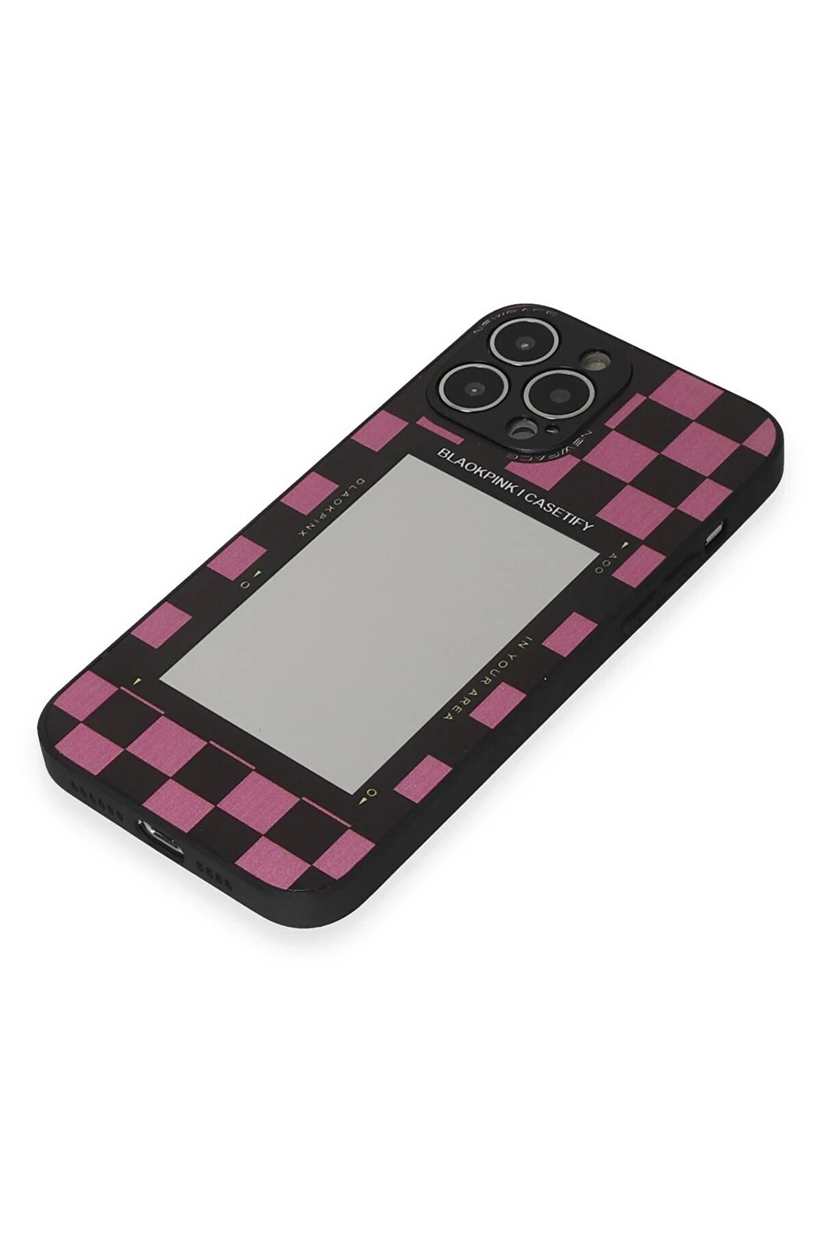 İphone 13 Pro Max Kılıf Mi̇rror Desenli̇ Kapak - Mi̇rror - 8 - Dropx9922-8227