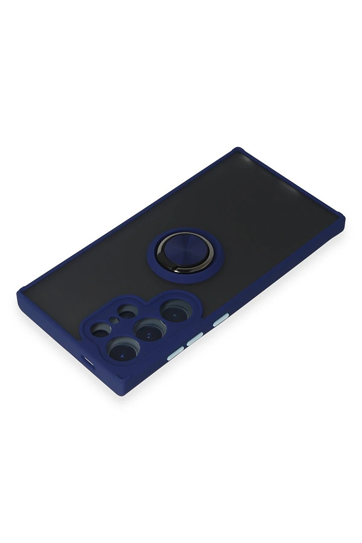 Samsung Galaxy S24 Ultra Kılıf Montreal Y&uuml;z&uuml;kl&uuml; Si̇li̇kon Kapak - Laci̇vert - Dropx9259-9743