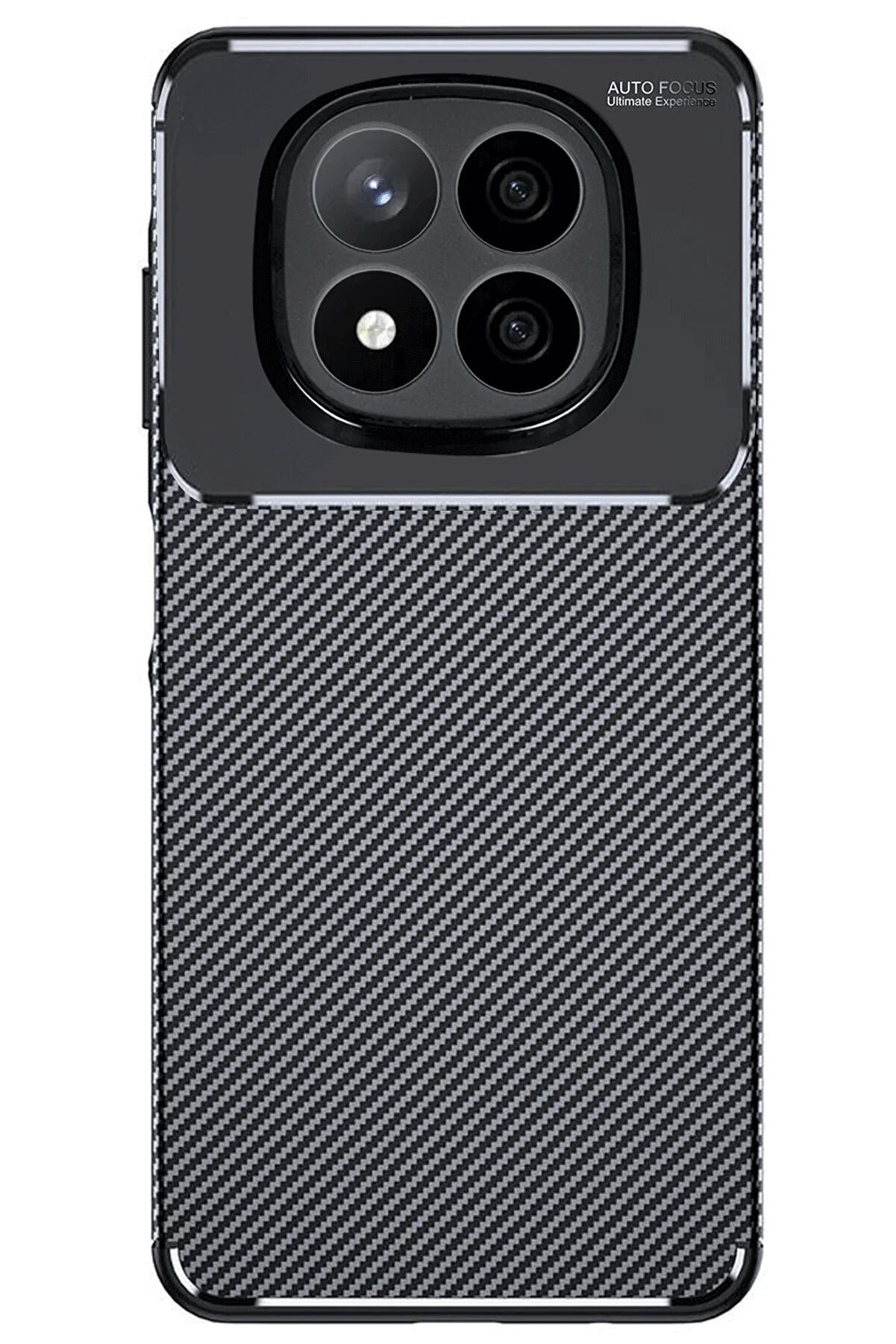 Xi̇aomi̇ Redmi̇ Note 14 Pro Plus Kılıf Auto Focus Karbon Kapak - Si̇yah - Dropx8904-2766