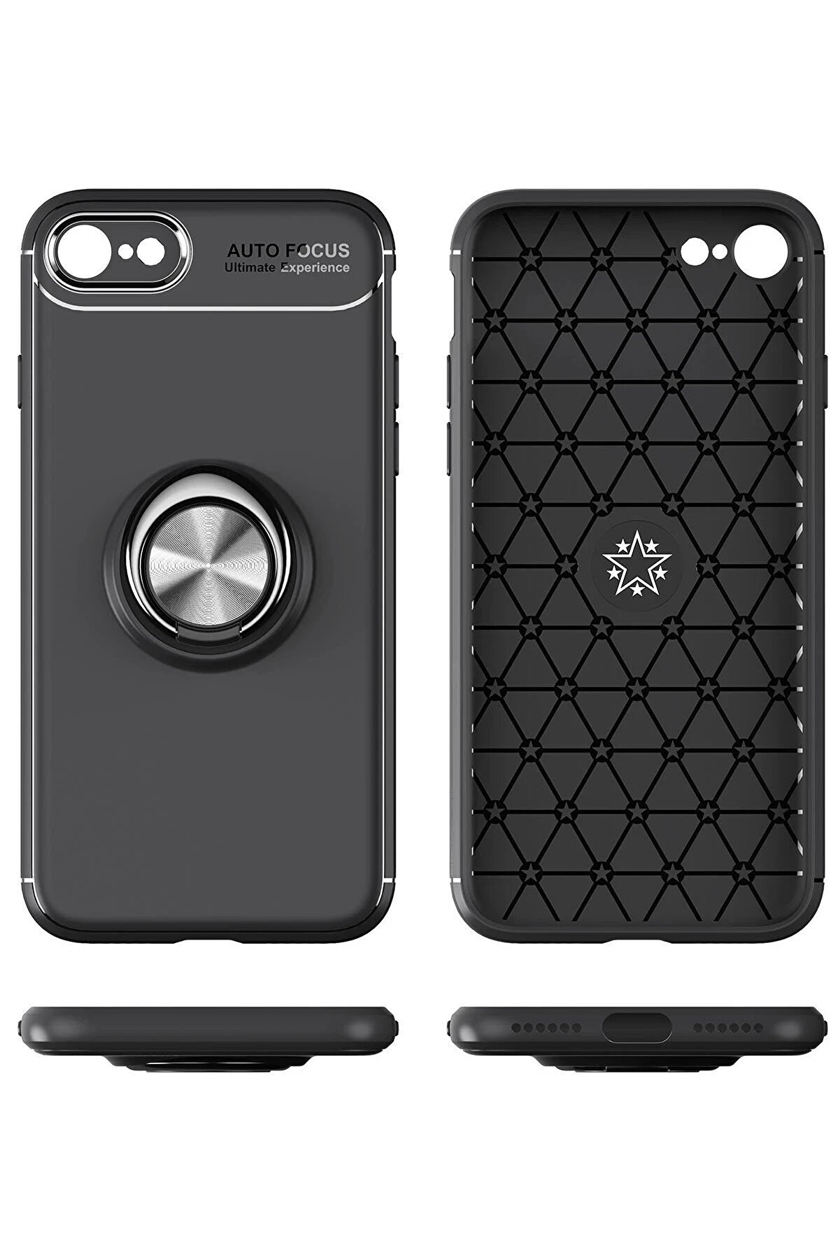 İphone 7 Kılıf Range Y&uuml;z&uuml;kl&uuml; Si̇li̇kon - Kırmızı - Dropx8958-9488