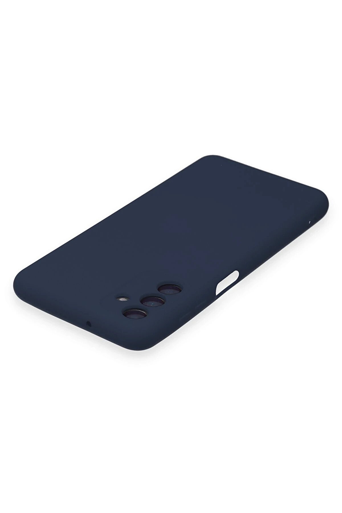 Samsung Galaxy A14 4G Kılıf Nano İçi̇ Kadi̇fe Si̇li̇kon - Laci̇vert - Dropx9910-5479