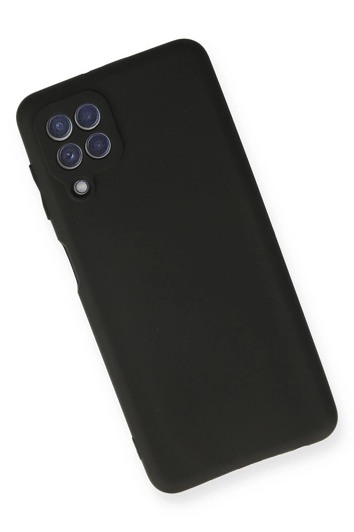 Samsung Galaxy A22 Kılıf Fi̇rst Si̇li̇kon - Si̇yah - Dropx3248-3216