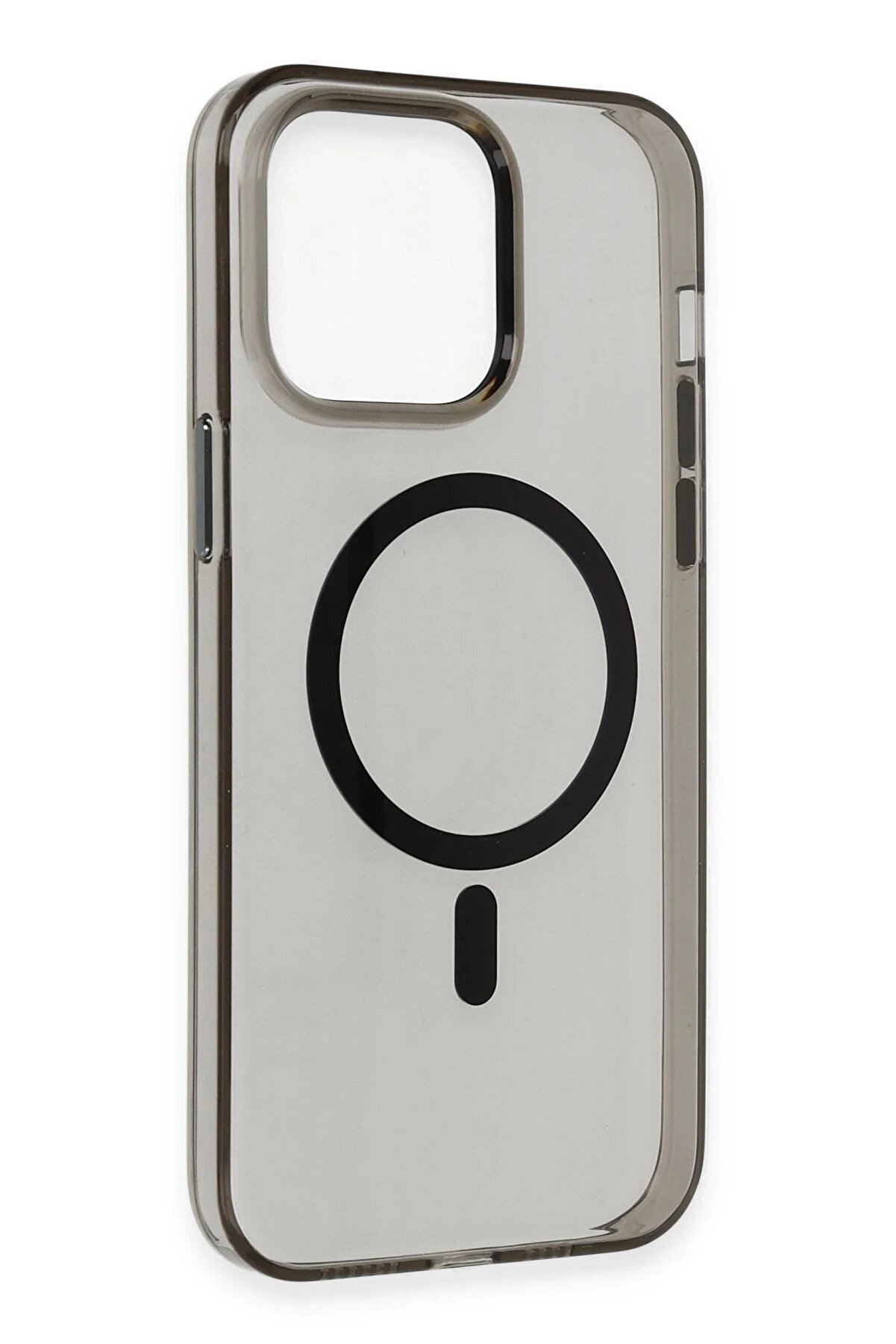 İphone 13 Pro Max Kılıf Tron Şeffaf Magsafe Kapak - Si̇yah - Dropx9797-2050