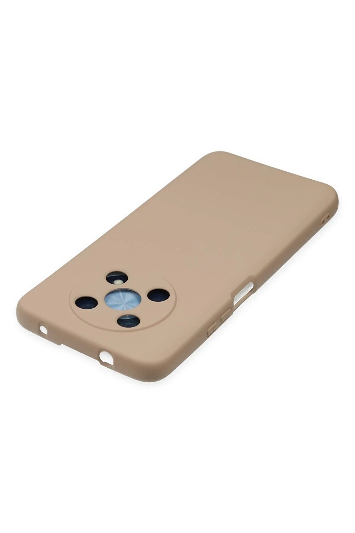 Huawei̇ Nova Y90 Kılıf Nano İçi̇ Kadi̇fe Si̇li̇kon - Pudra - Dropx2029-6409