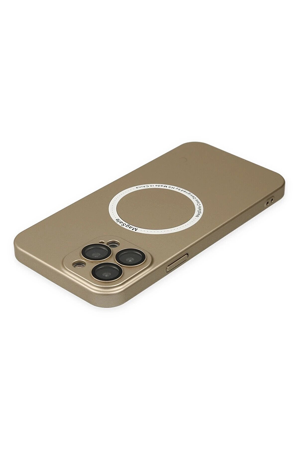 İphone 13 Pro Kılıf Jack Magneti̇csafe Lens Si̇li̇kon - Gold - Dropx5068-6289