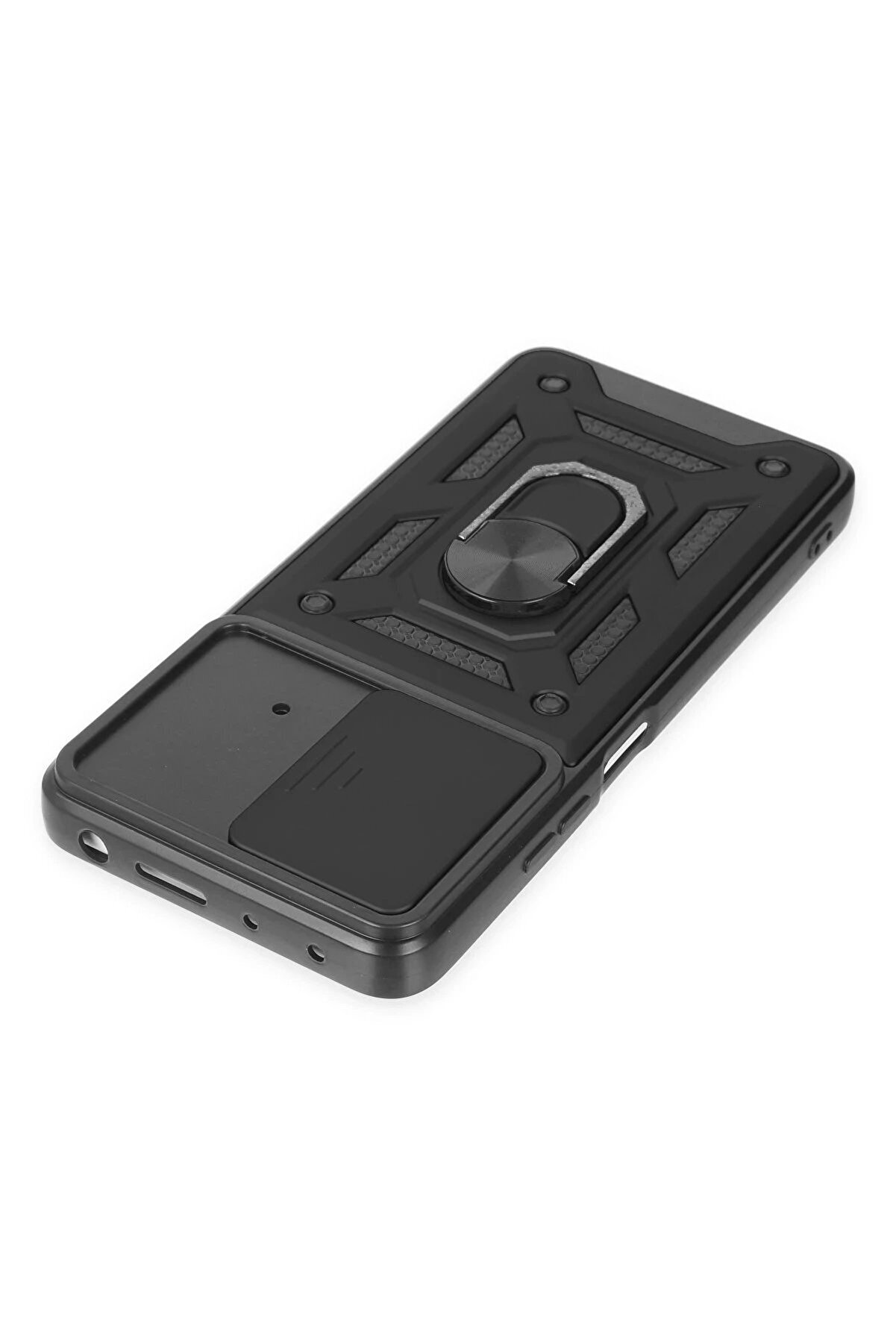 Xi̇aomi̇ Poco X4 Pro 5G Kılıf Pars Lens Y&uuml;z&uuml;kl&uuml; Si̇li̇kon - Si̇yah - Dropx5658-9088