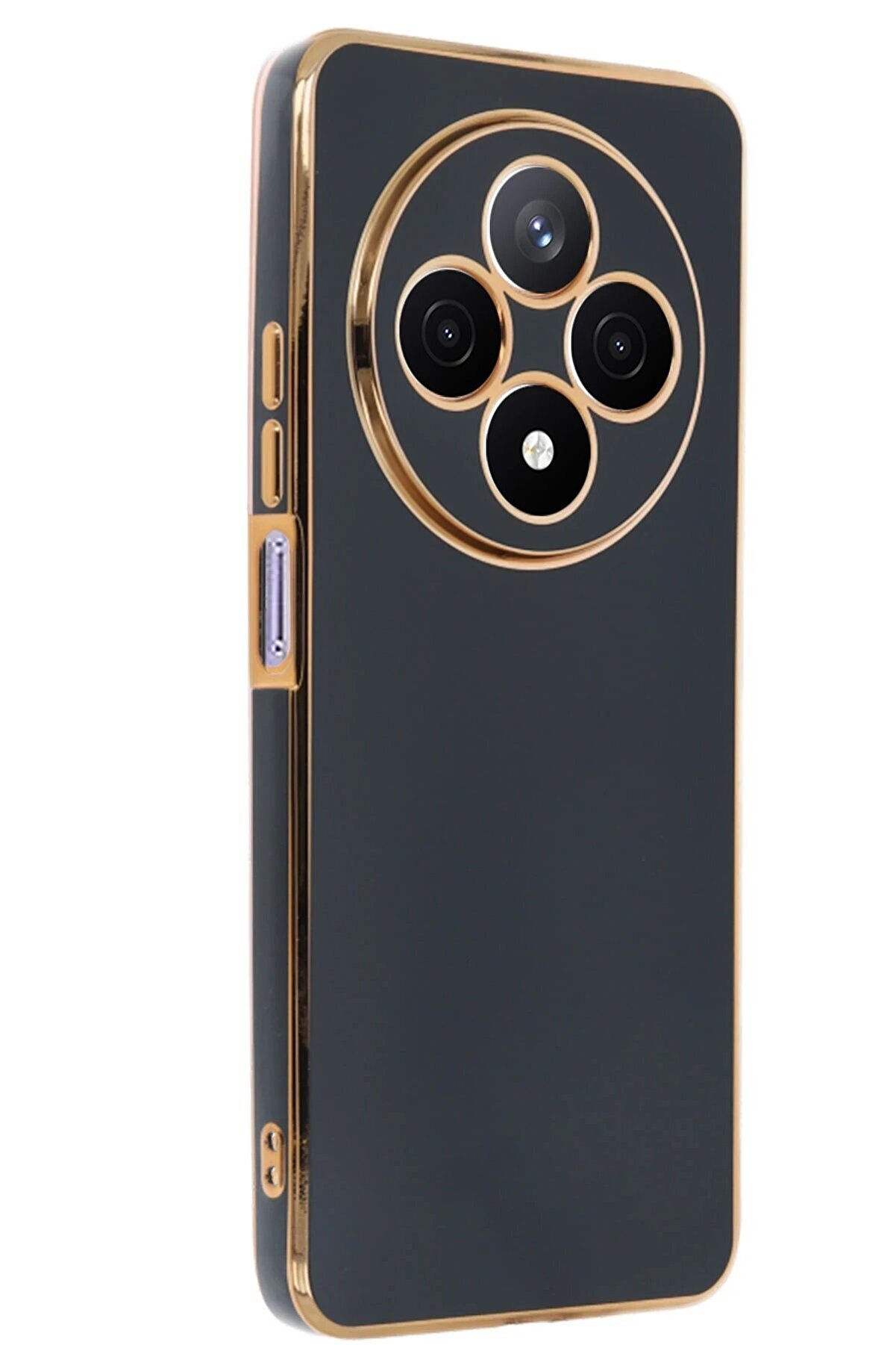 Xi̇aomi̇ Redmi̇ 14C Kılıf Volet Si̇li̇kon - Si̇yah - Dropx8190-8746