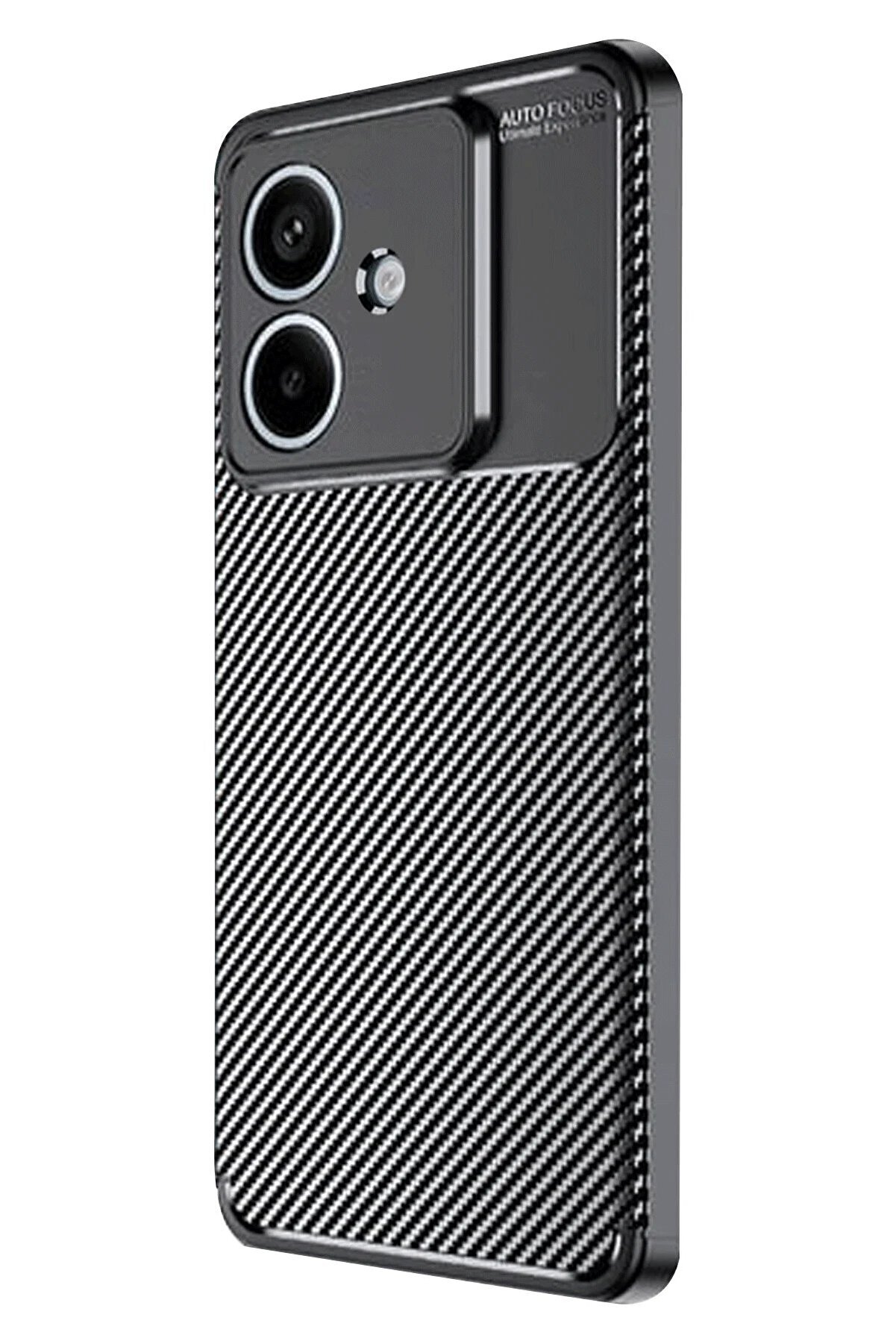 Oppo A3 Kılıf Auto Focus Karbon Kapak - Si̇yah - Dropx3298-4217