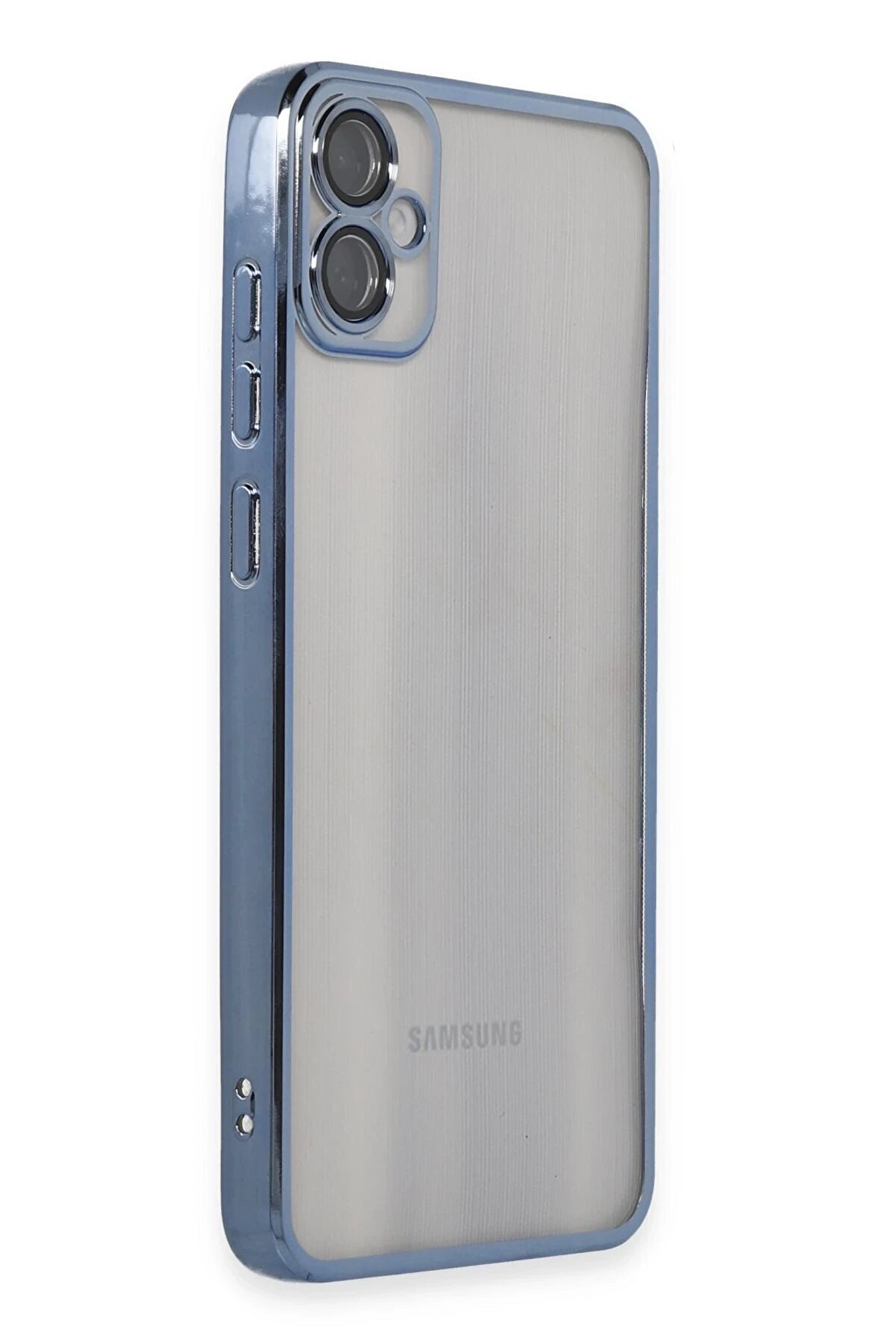 Samsung Galaxy A05 Kılıf Lensli̇ Si̇li̇kon - Laci̇vert - Dropx7119-5152