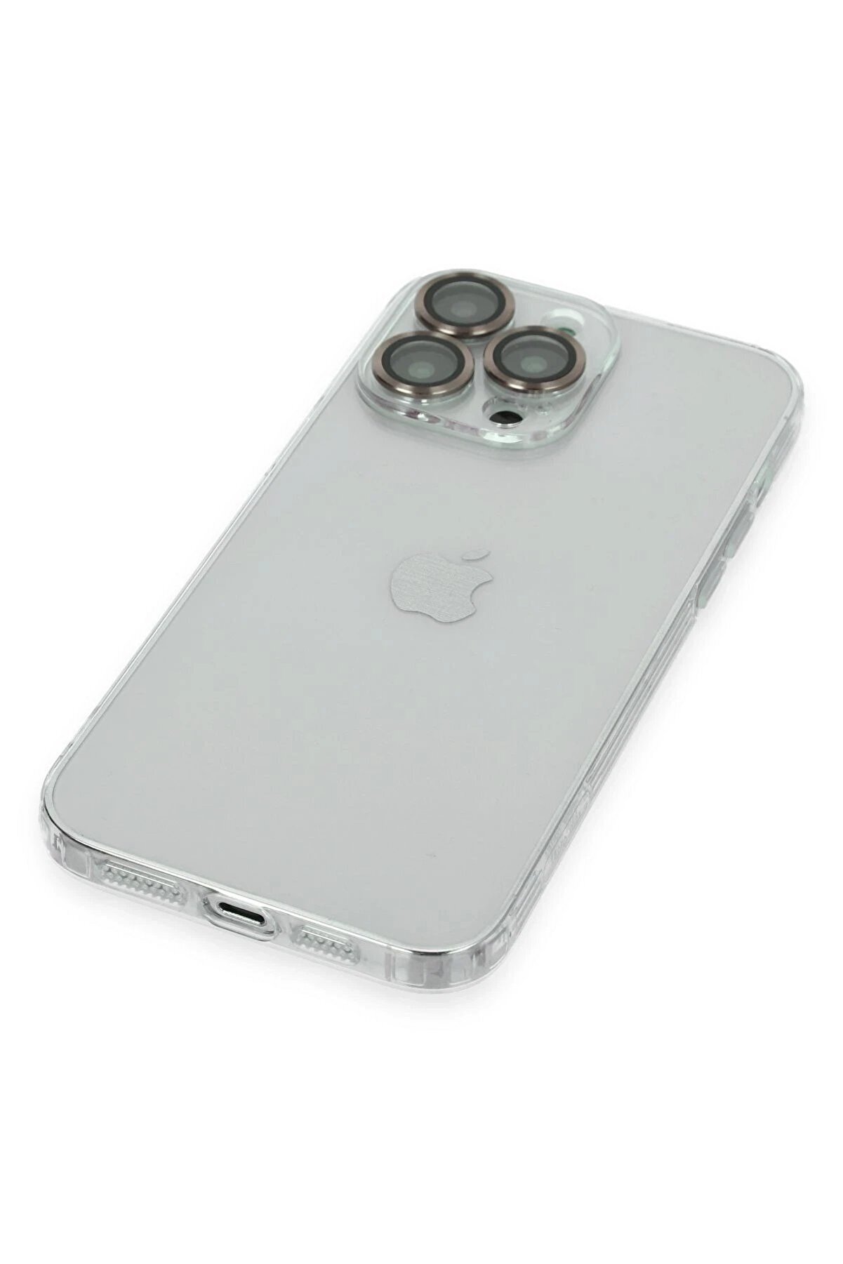 İphone 14 Pro Max Kılıf Luko Lens Si̇li̇kon - Gold - Dropx5854-8002
