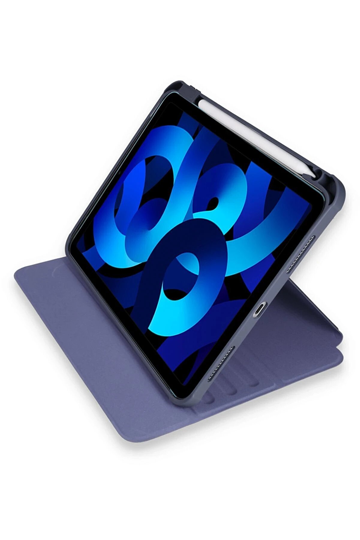 İpad Pro 11 (2021) Kılıf Starli̇ng 360 Kalemli̇kli̇ Tablet Kılıf - Laci̇vert - Dropx3454-7776